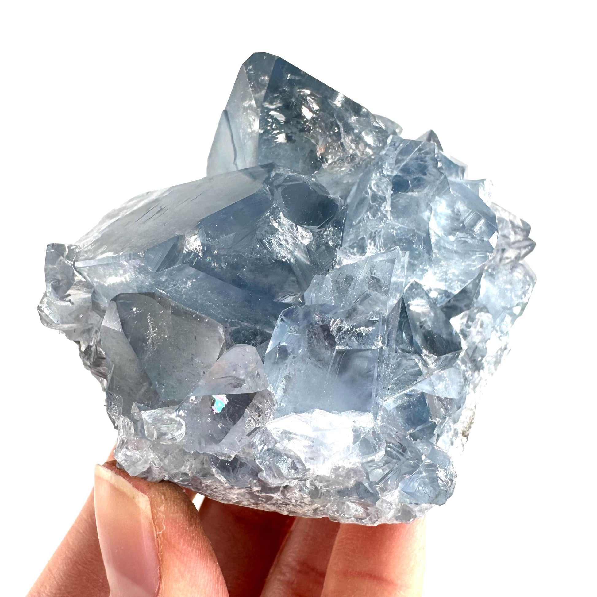 Celestite | natural blue crystal, mineral specimen from Madagascar