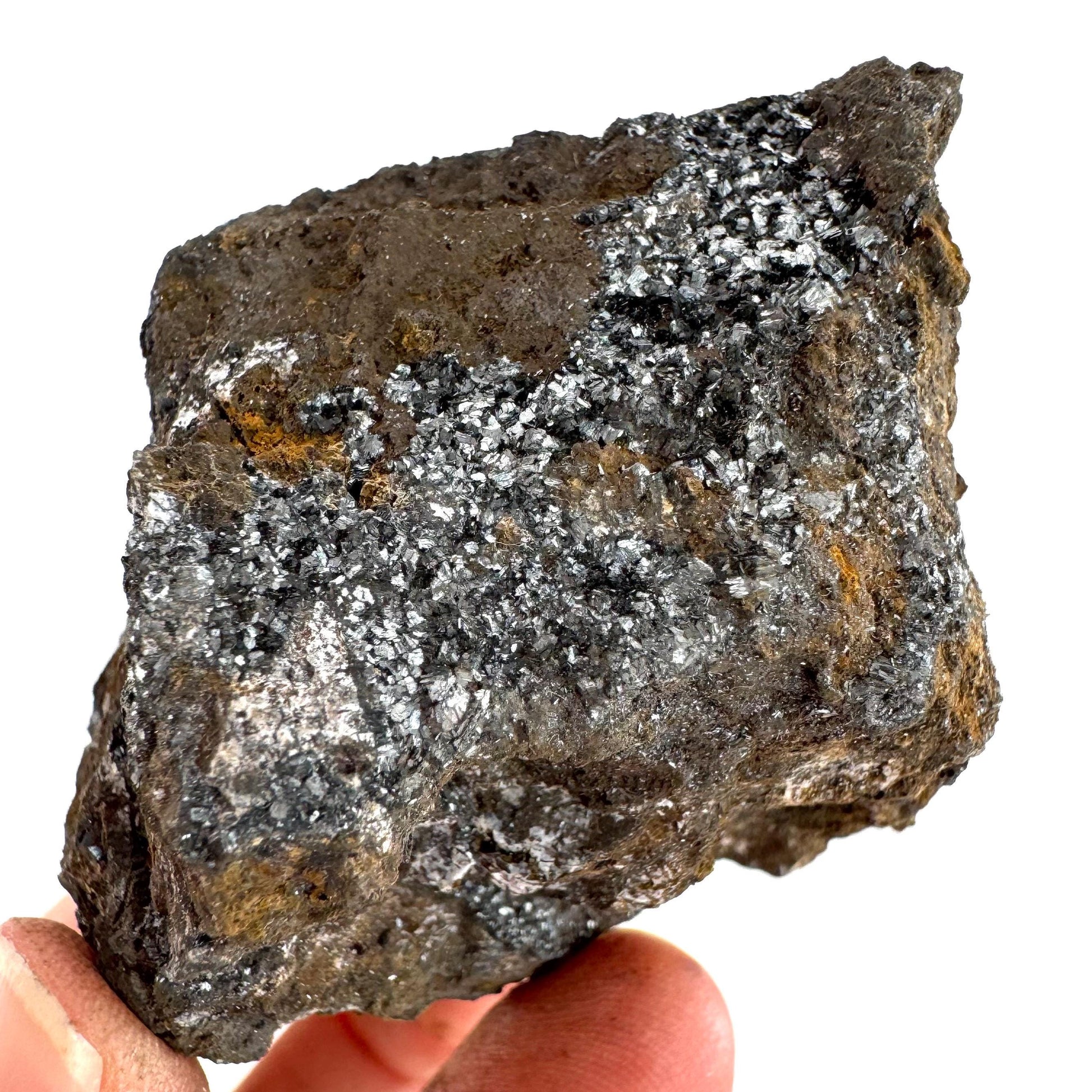 Pyrolusite | Metallic Crystal, Mineral Specimen from Tasmania, Australia