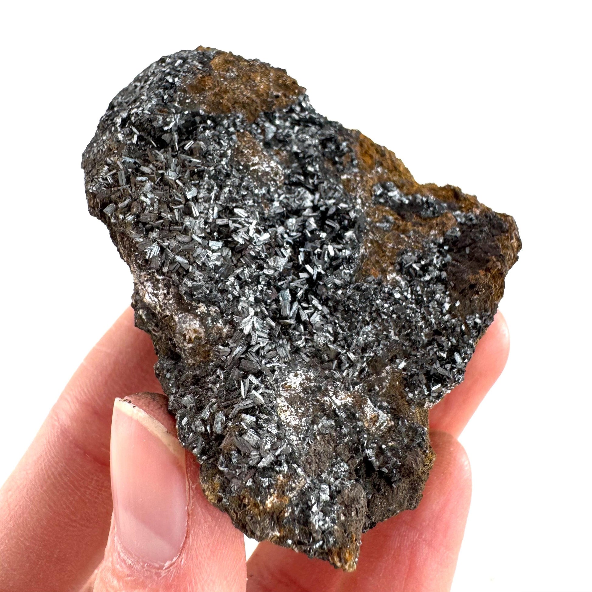 Pyrolusite | Metallic Crystal, Mineral Specimen from Tasmania, Australia