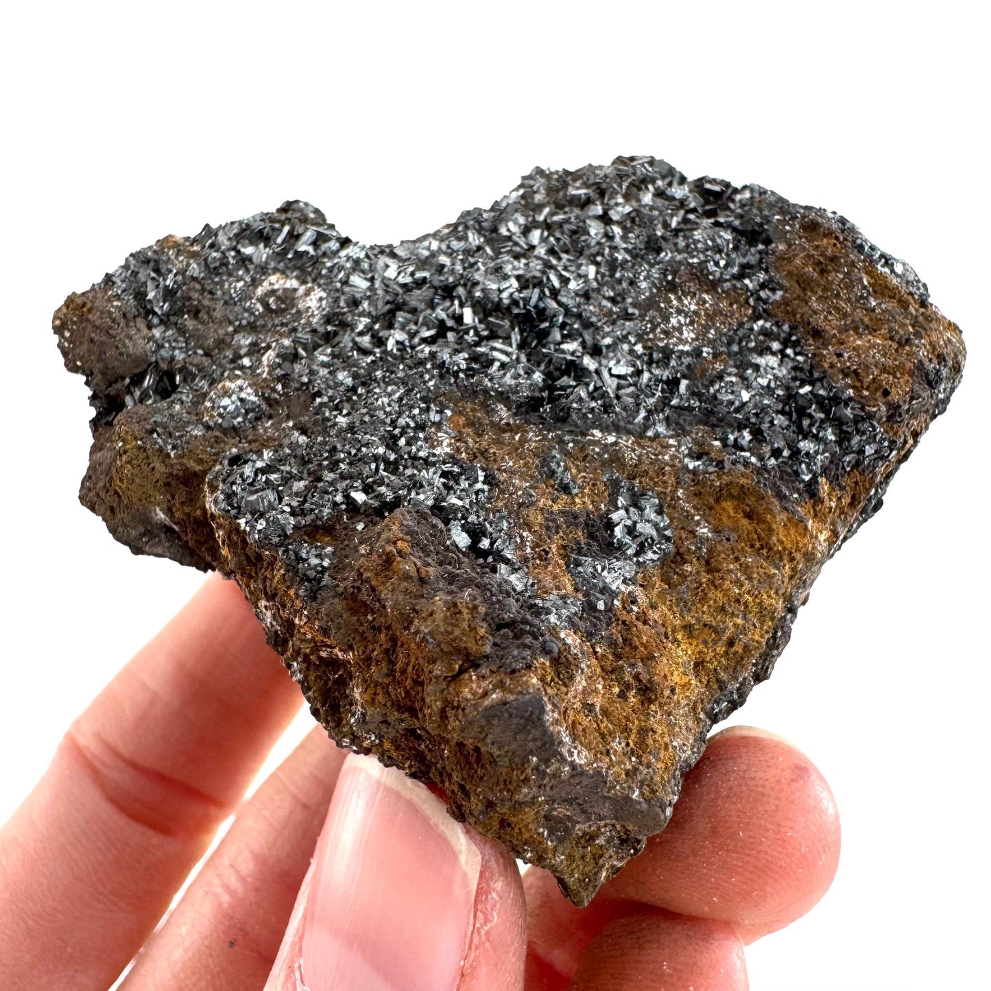 Pyrolusite | Metallic Crystal, Mineral Specimen from Tasmania, Australia