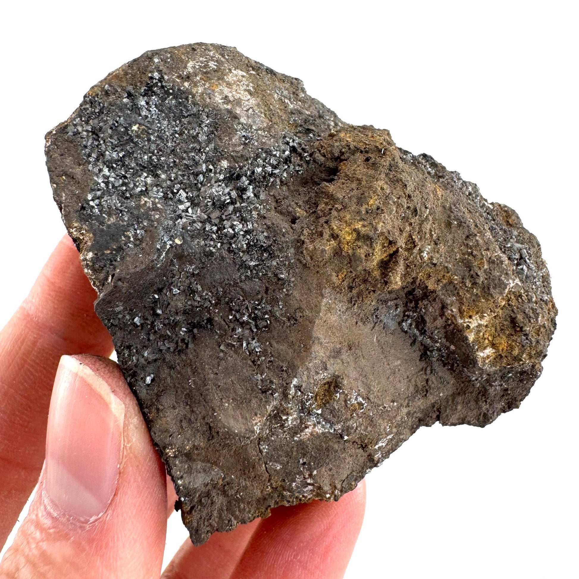 Pyrolusite | Metallic Crystal, Mineral Specimen from Tasmania, Australia