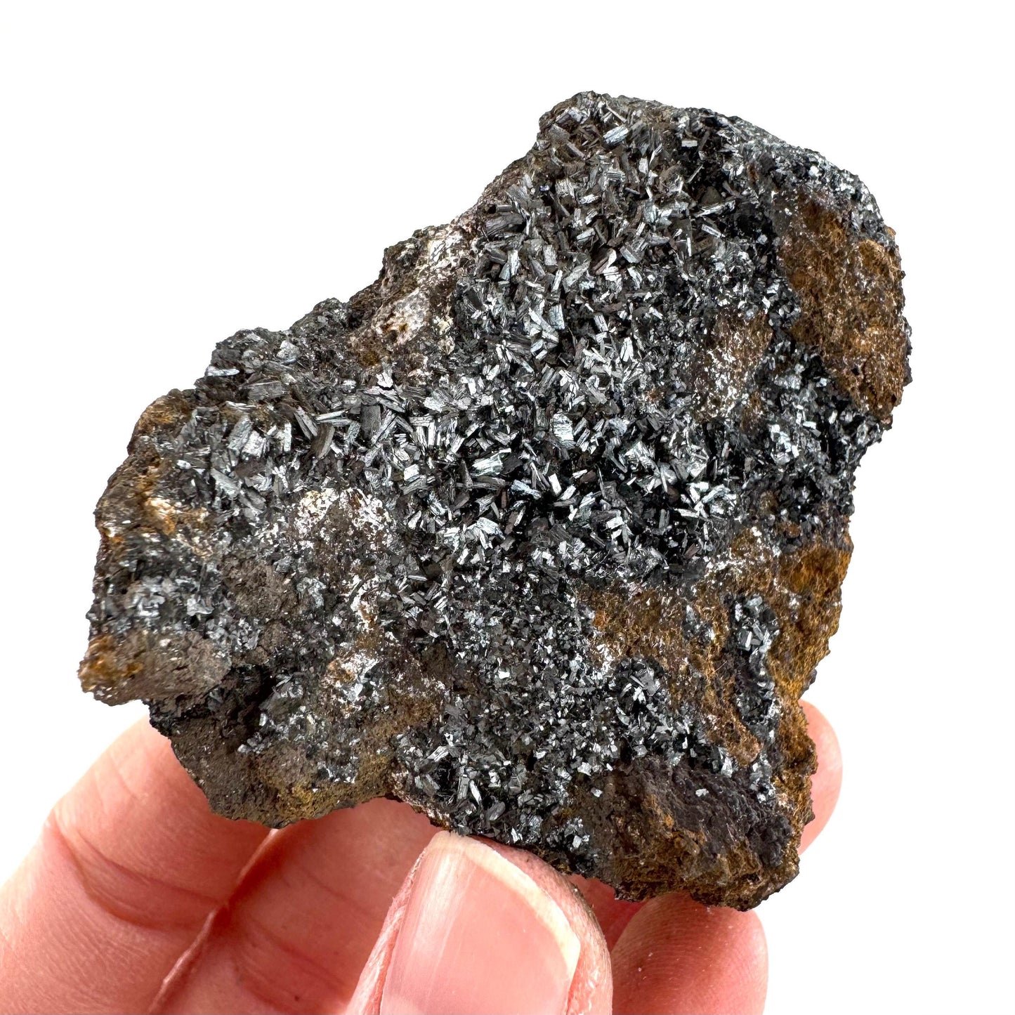 Pyrolusite | Metallic Crystal, Mineral Specimen from Tasmania, Australia