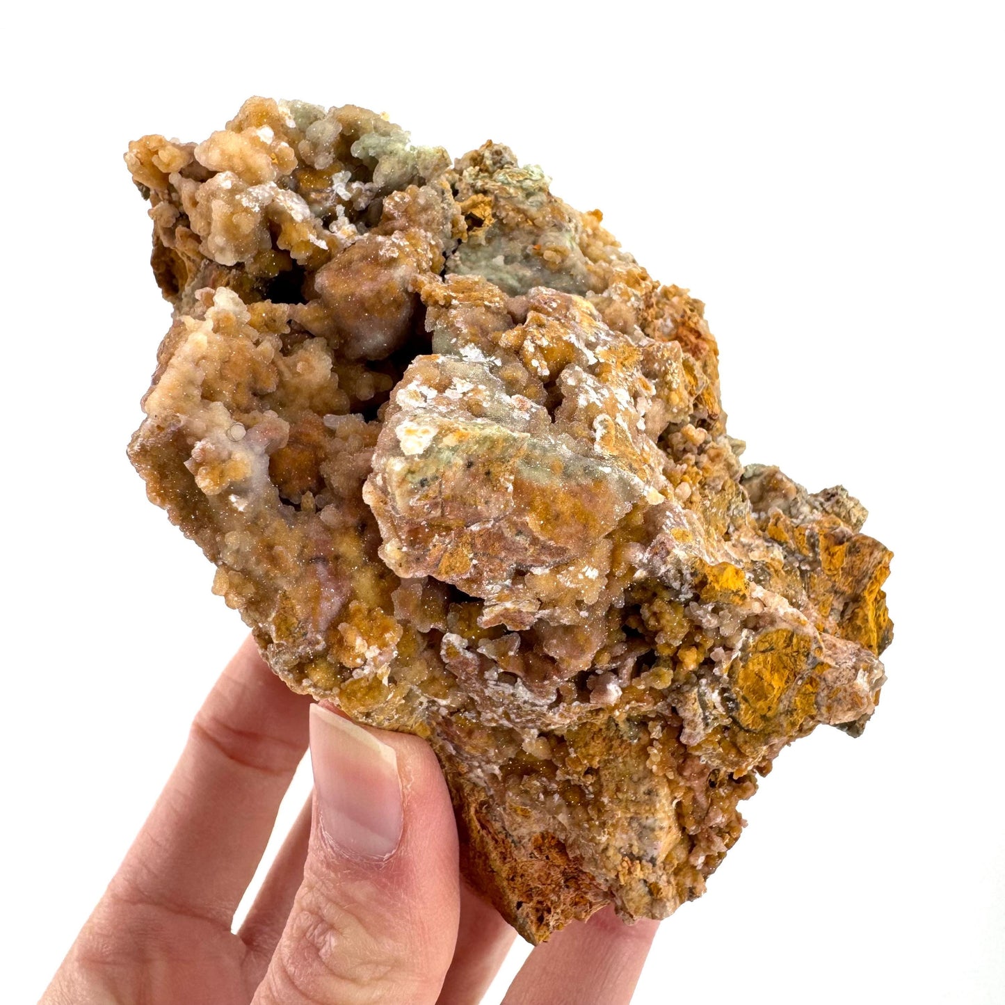 Druzy Chrysoprase | Mint Green Crystal, Mineral Specimen from Indonesia
