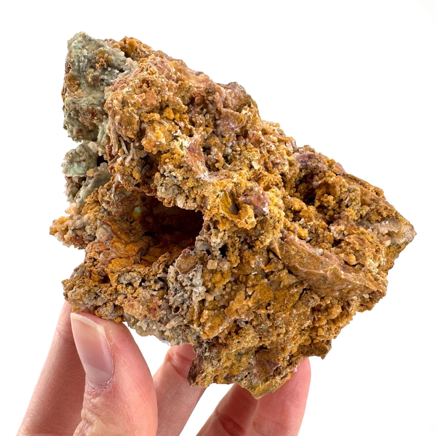 Druzy Chrysoprase | Mint Green Crystal, Mineral Specimen from Indonesia