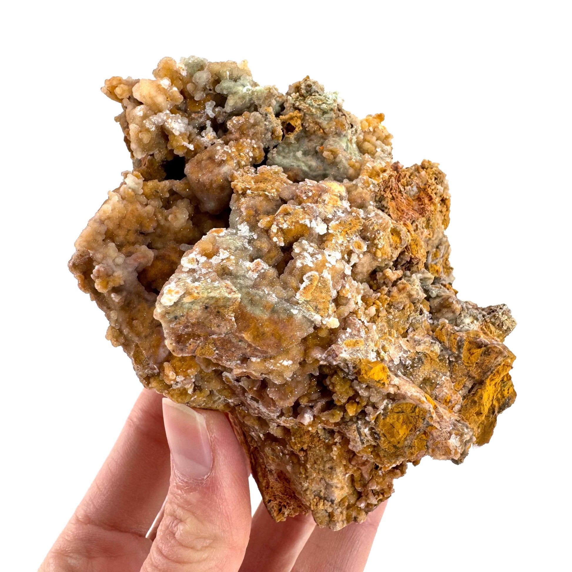 Druzy Chrysoprase | Mint Green Crystal, Mineral Specimen from Indonesia