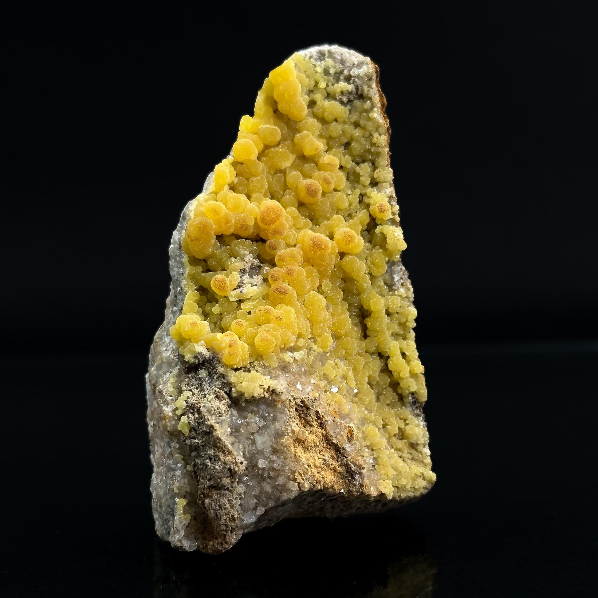 Mimetite | Yellow Crystal, Botryoidal Mineral Specimen from Mexico