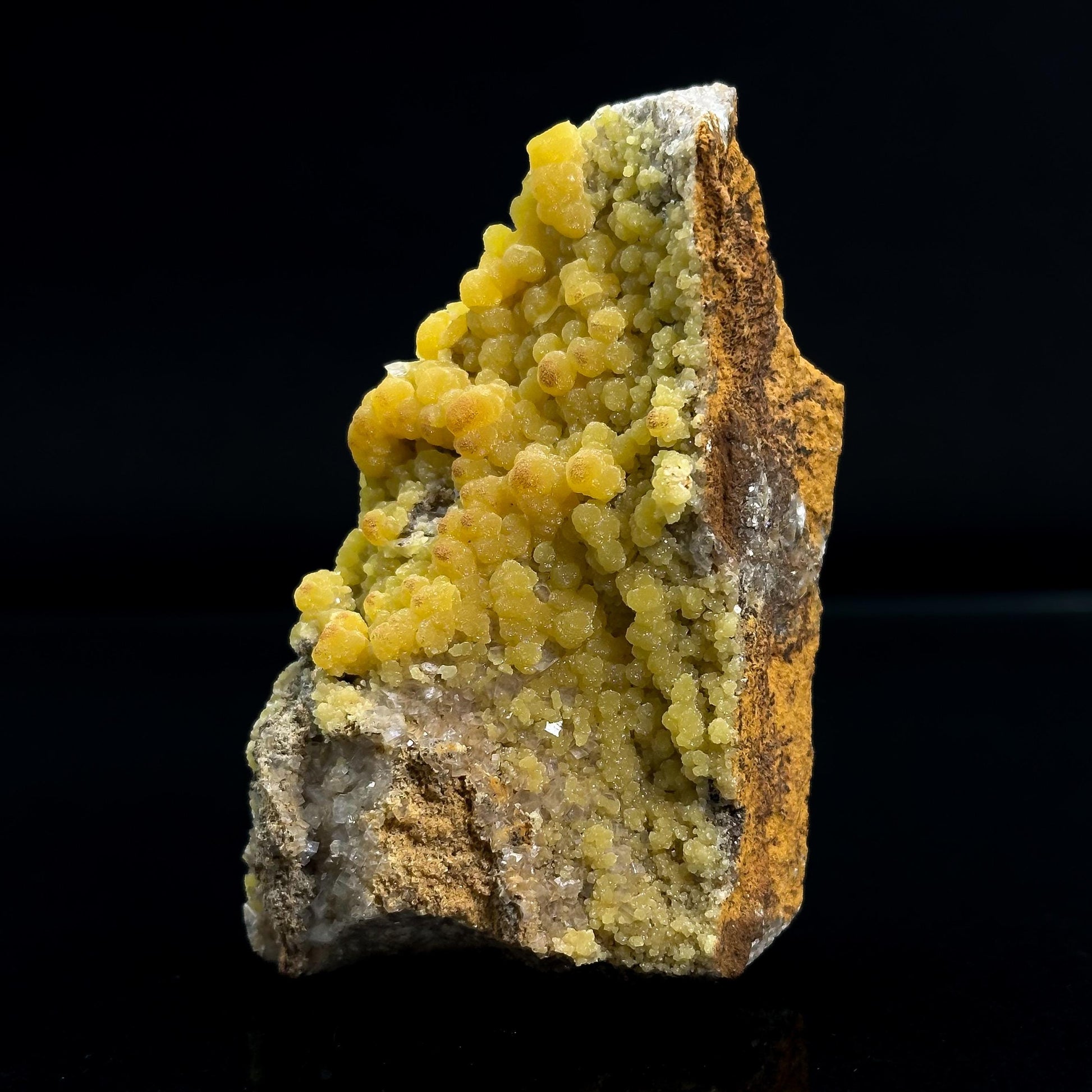 Mimetite | Yellow Crystal, Botryoidal Mineral Specimen from Mexico