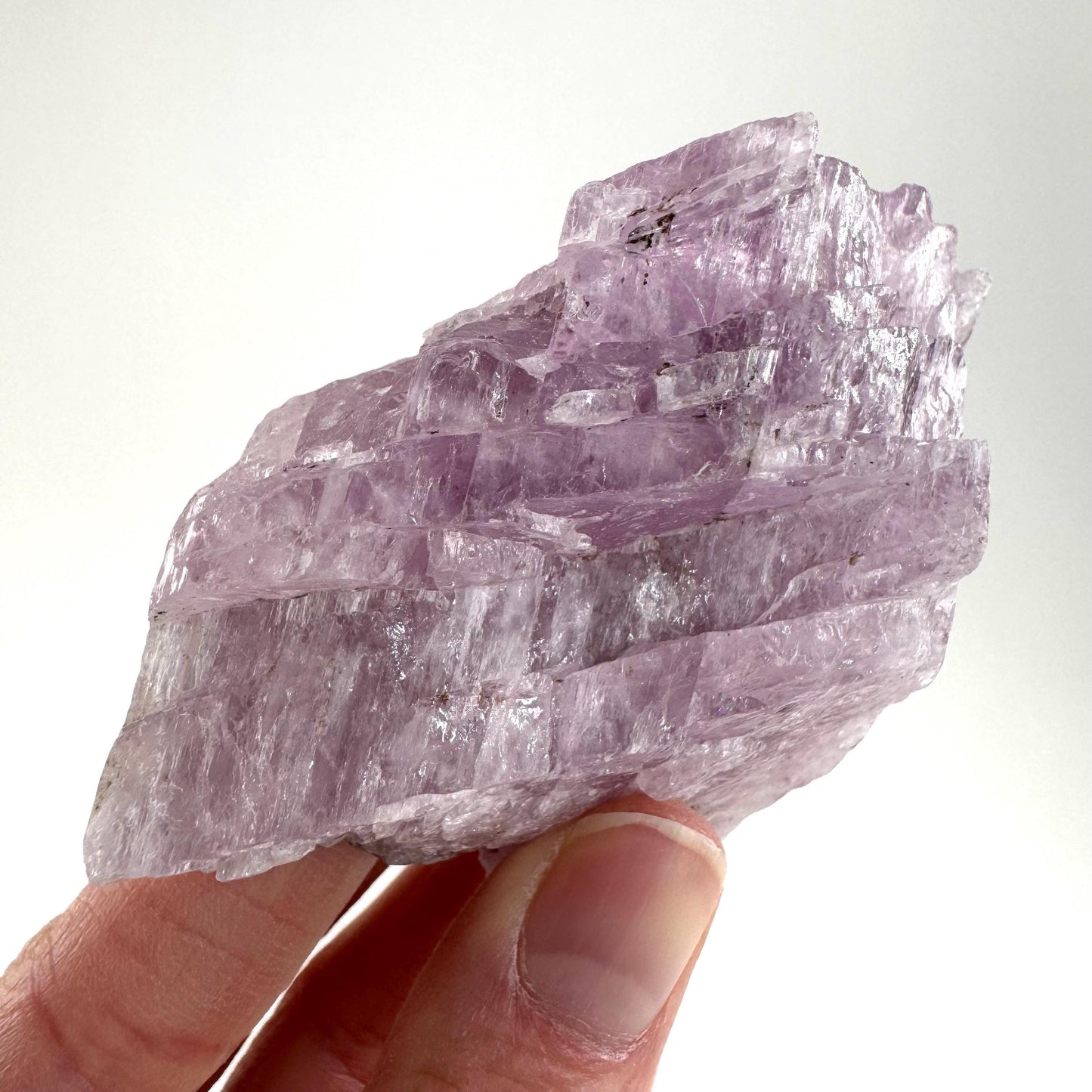 Lavender Kunzite Crystal | Mineral Specimen from Pakistan