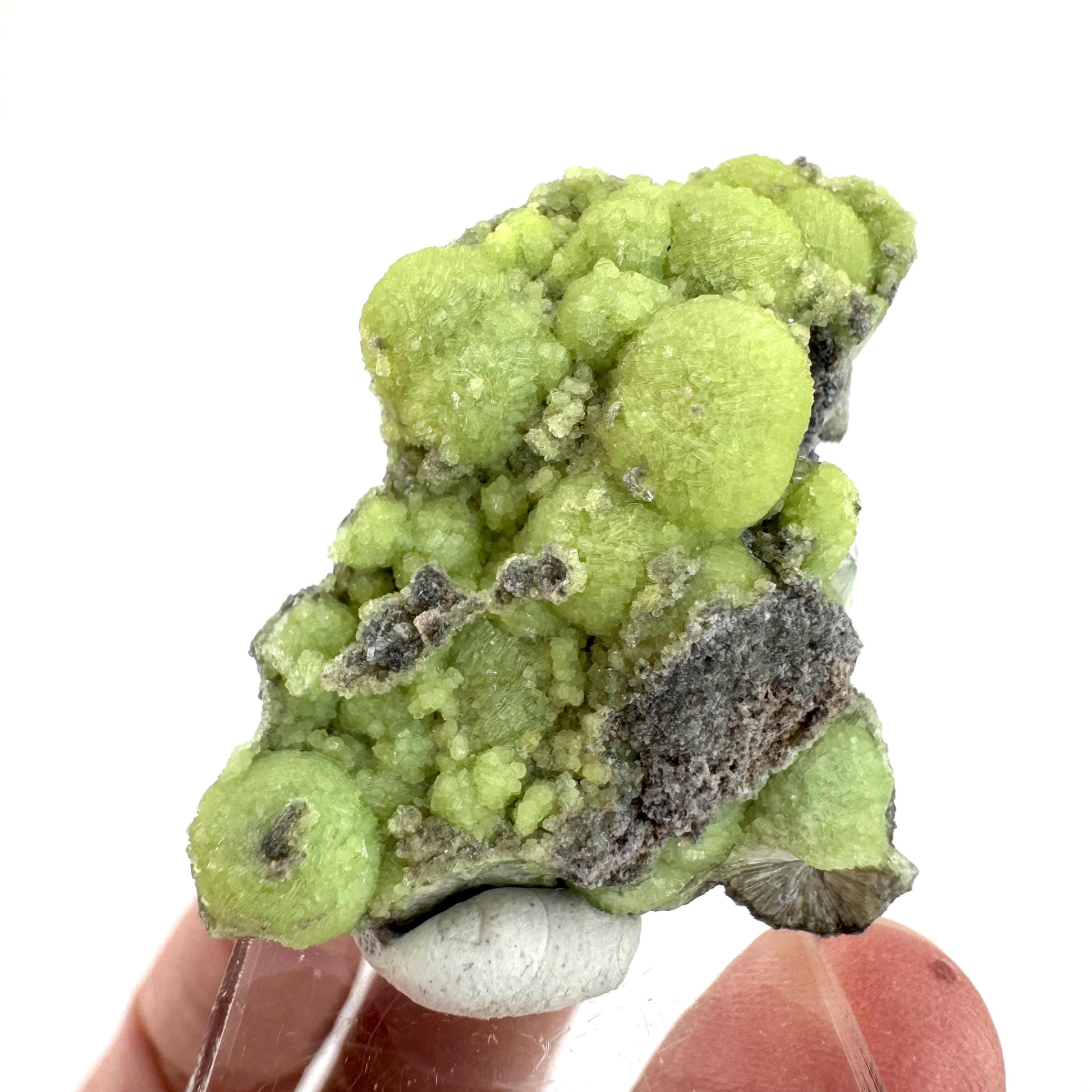 Wavellite (Arkansas, USA) | green crystal cluster, mineral specimen