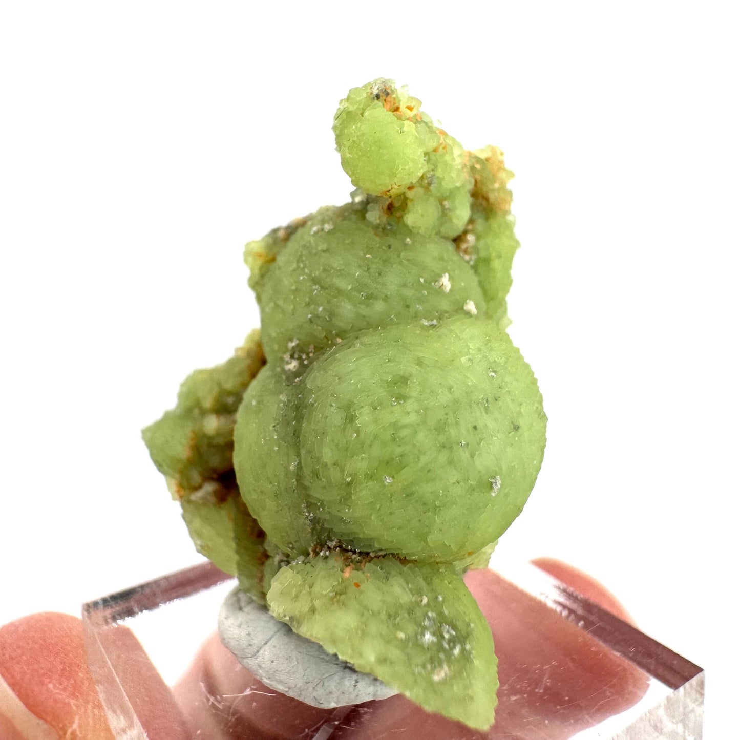 Wavellite (Arkansas, USA) | green crystal cluster, mineral specimen