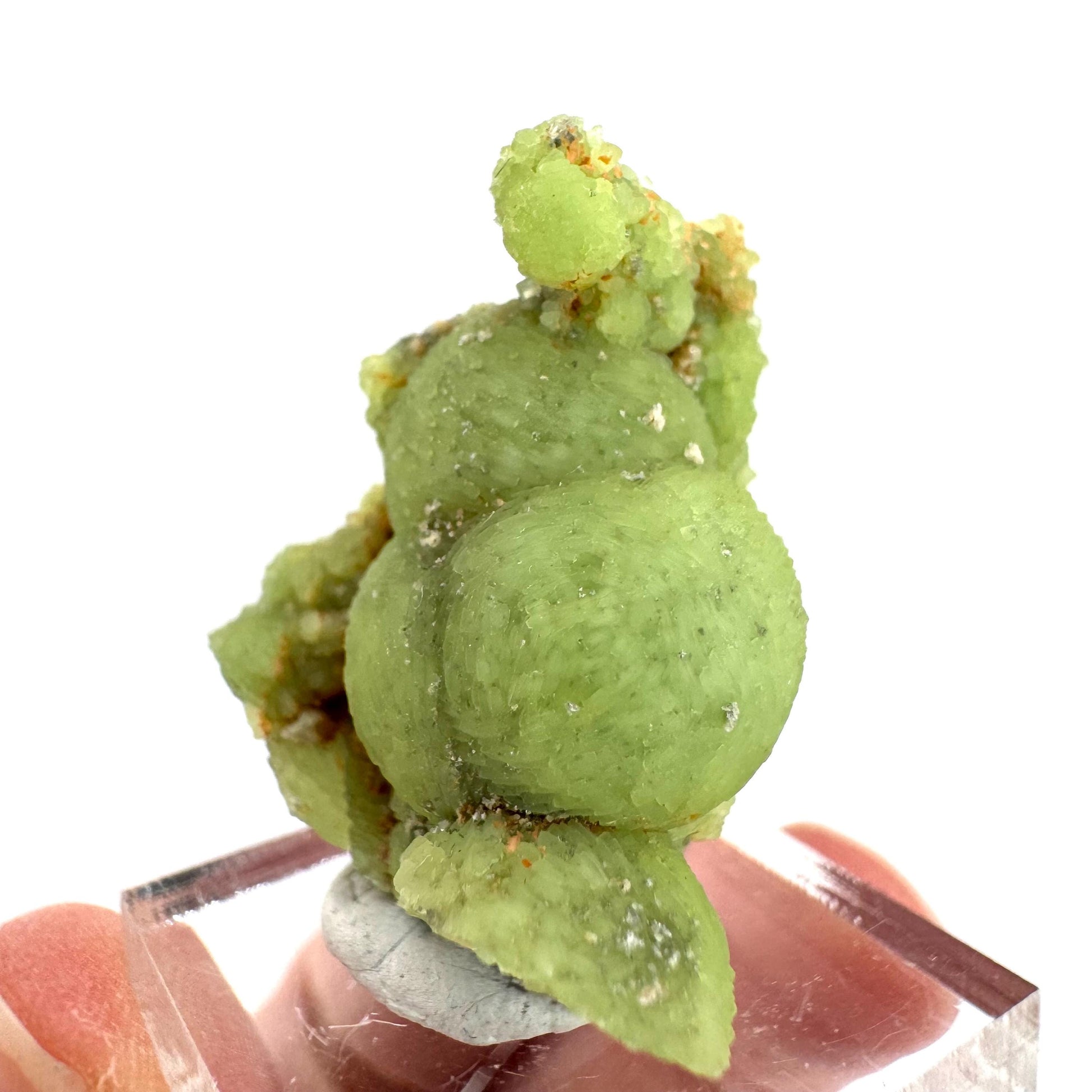 Wavellite (Arkansas, USA) | green crystal cluster, mineral specimen
