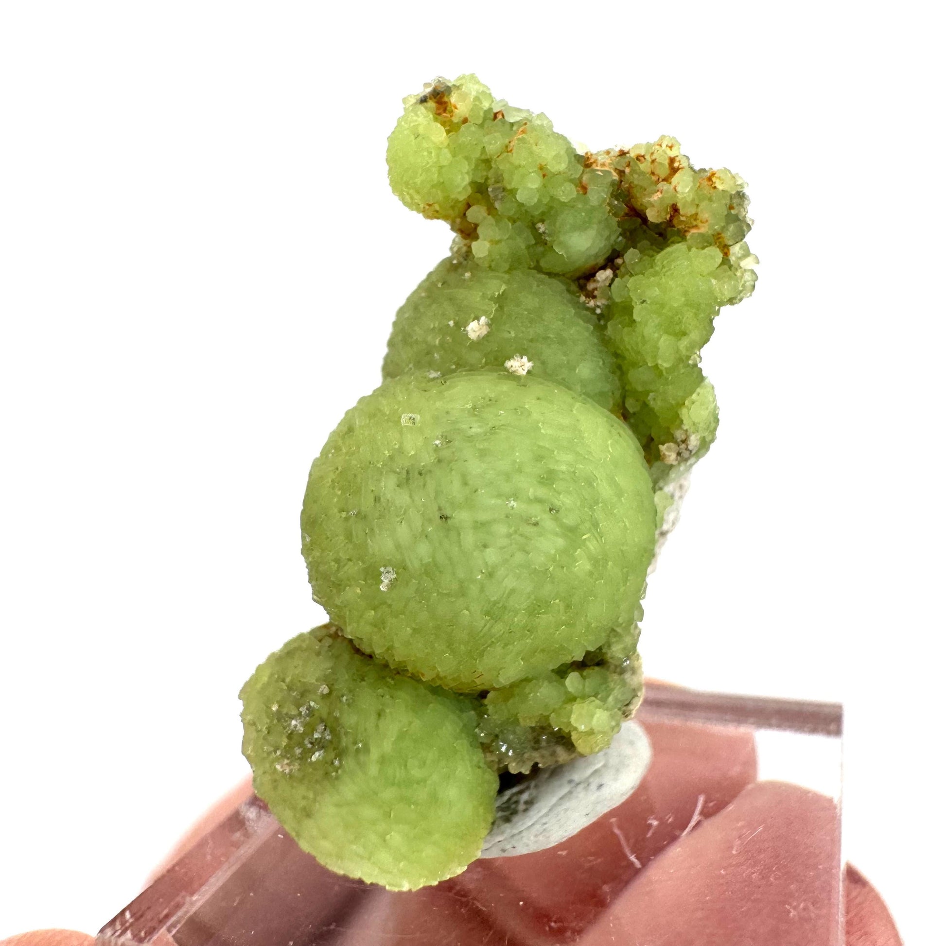 Wavellite (Arkansas, USA) | green crystal cluster, mineral specimen