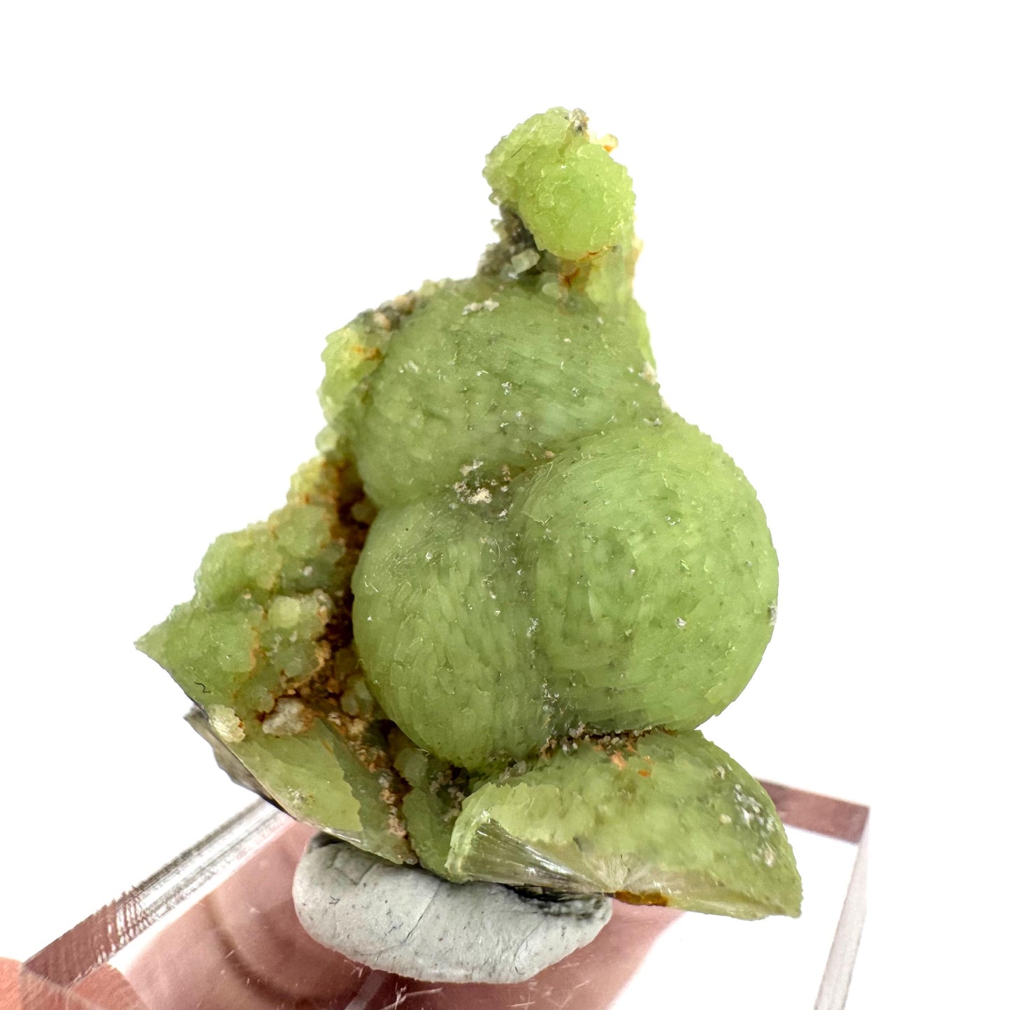 Wavellite (Arkansas, USA) | green crystal cluster, mineral specimen