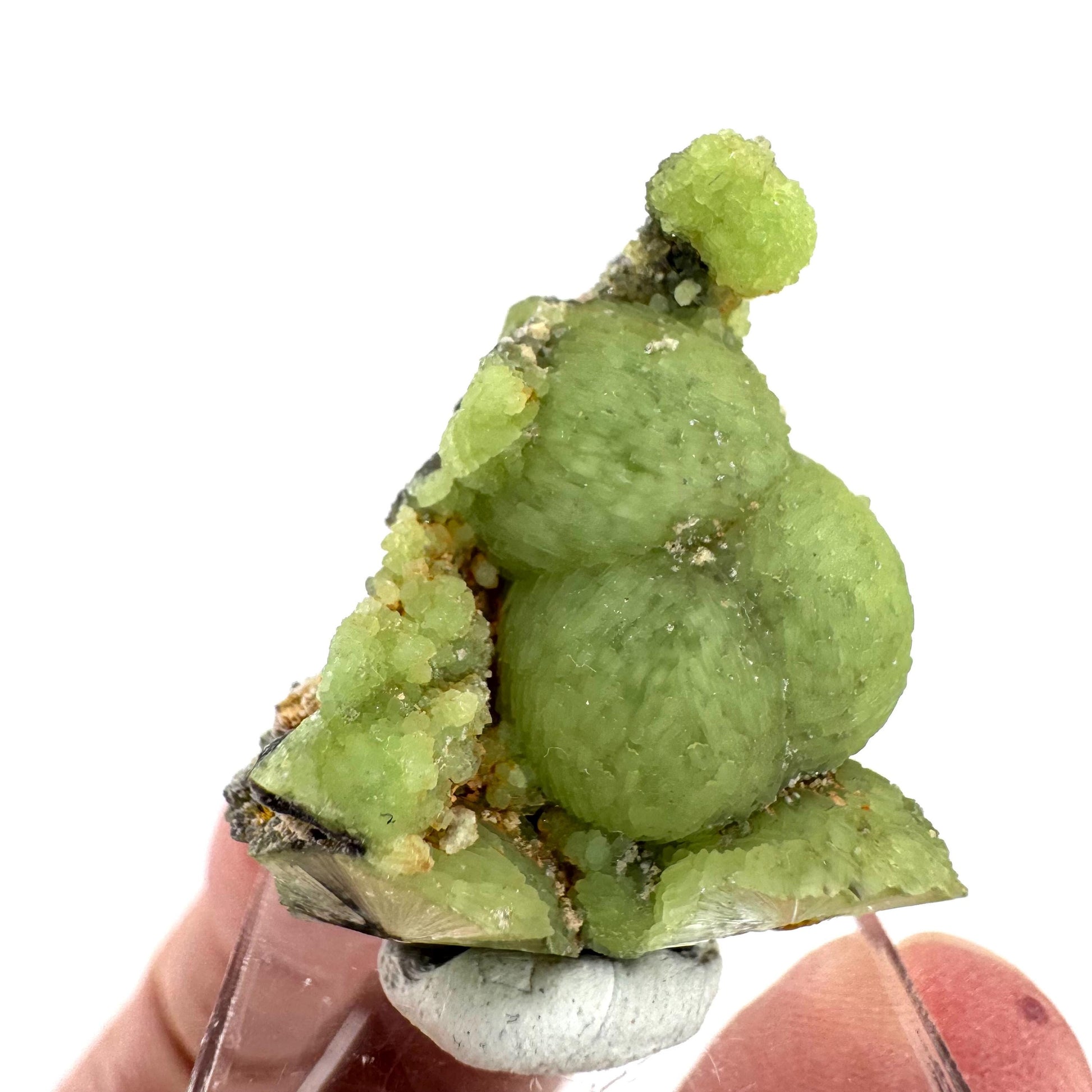 Wavellite (Arkansas, USA) | green crystal cluster, mineral specimen