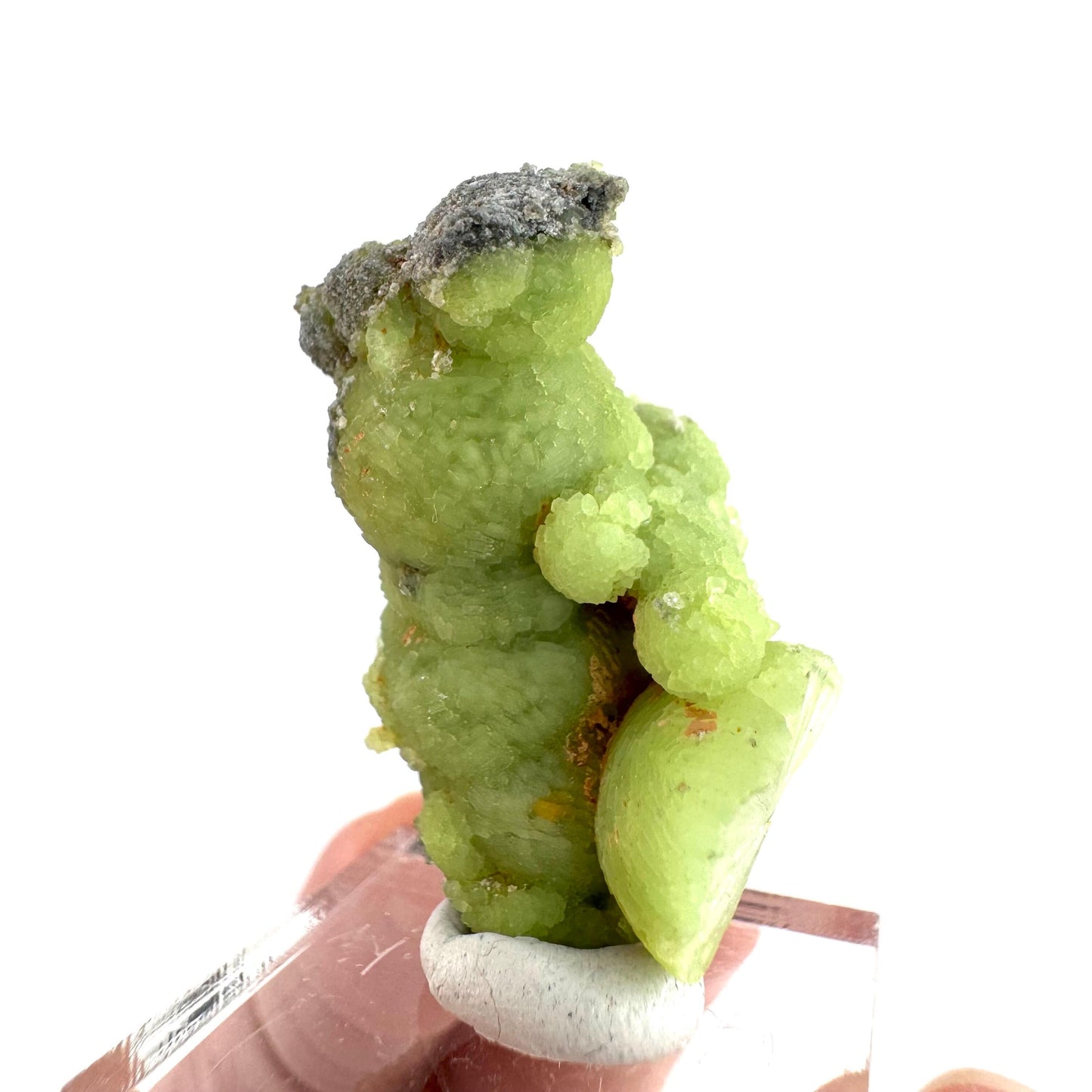 Wavellite (Arkansas, USA) | green crystal cluster, mineral specimen
