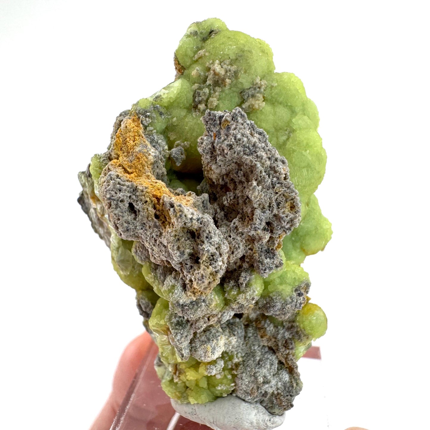 Wavellite (Arkansas, USA) | green crystal cluster, mineral specimen