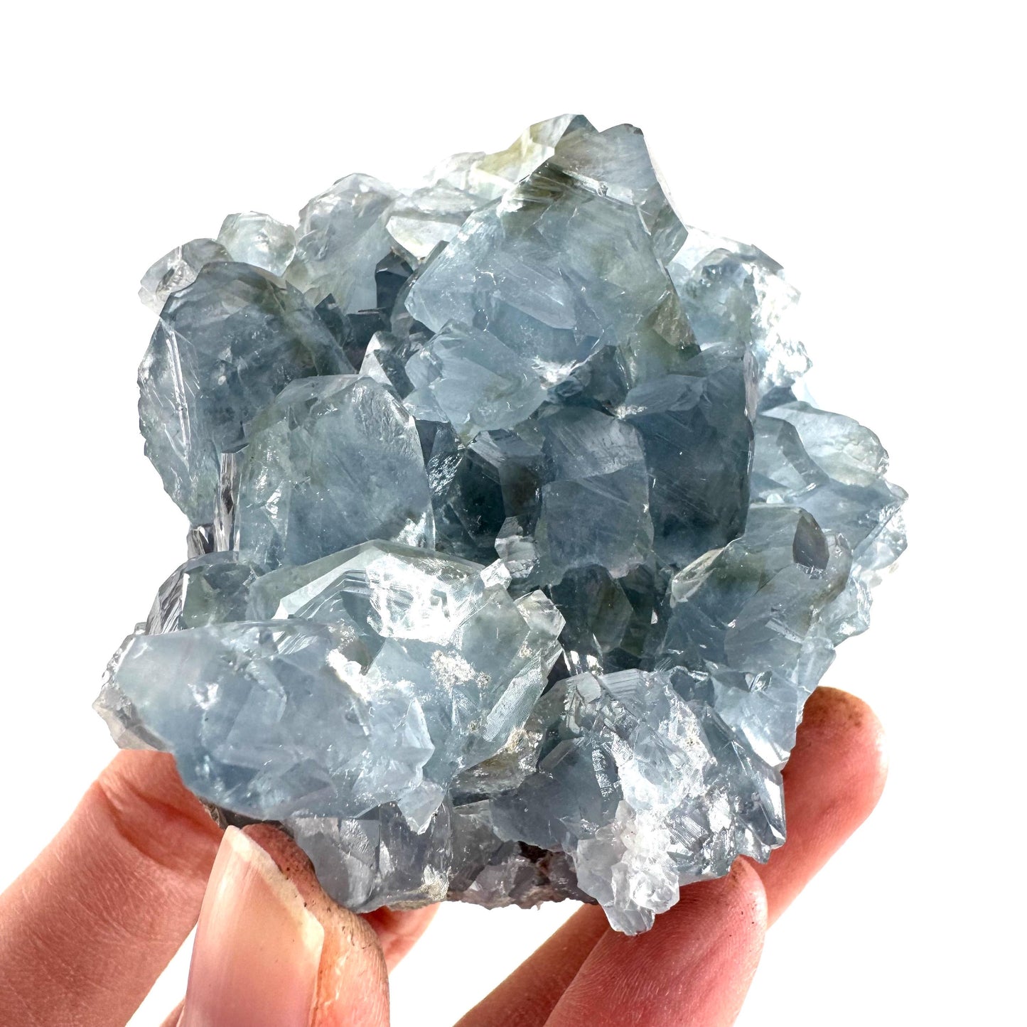 Celestite | natural blue crystal, mineral specimen from Madagascar