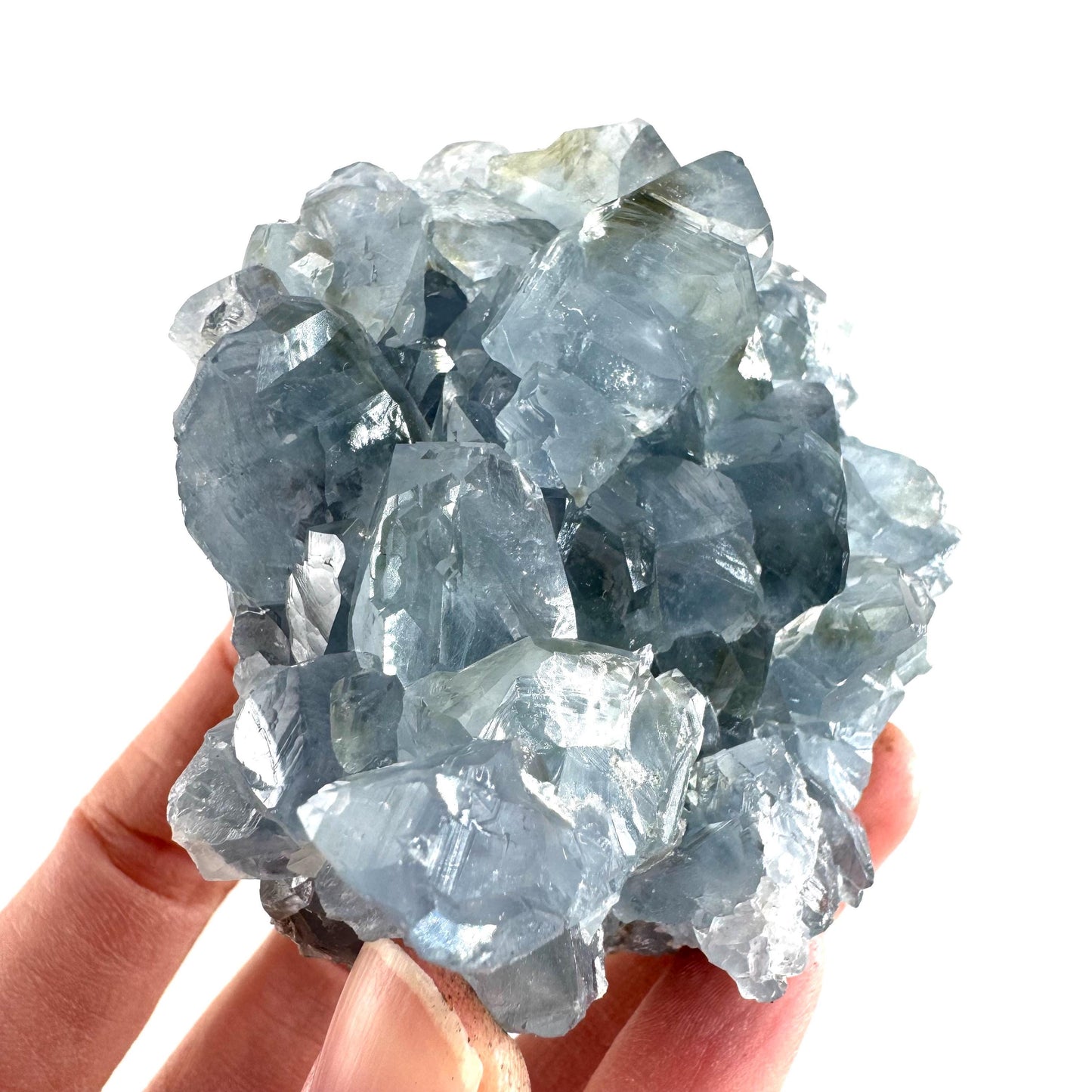 Celestite | natural blue crystal, mineral specimen from Madagascar