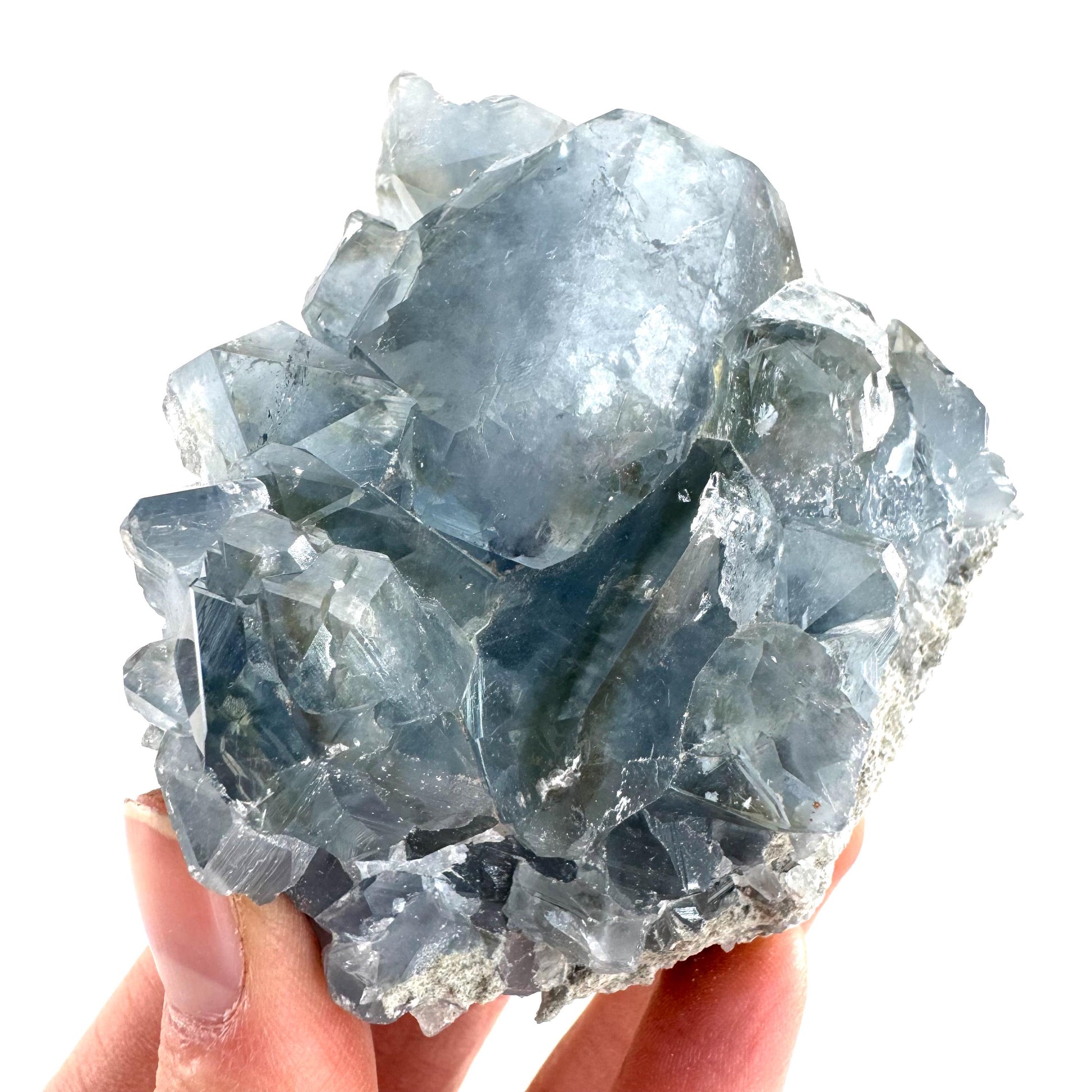 Celestite | natural blue crystal, mineral specimen from Madagascar