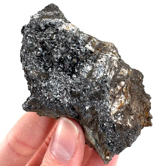 Pyrolusite | Metallic Crystal, Mineral Specimen from Tasmania, Australia