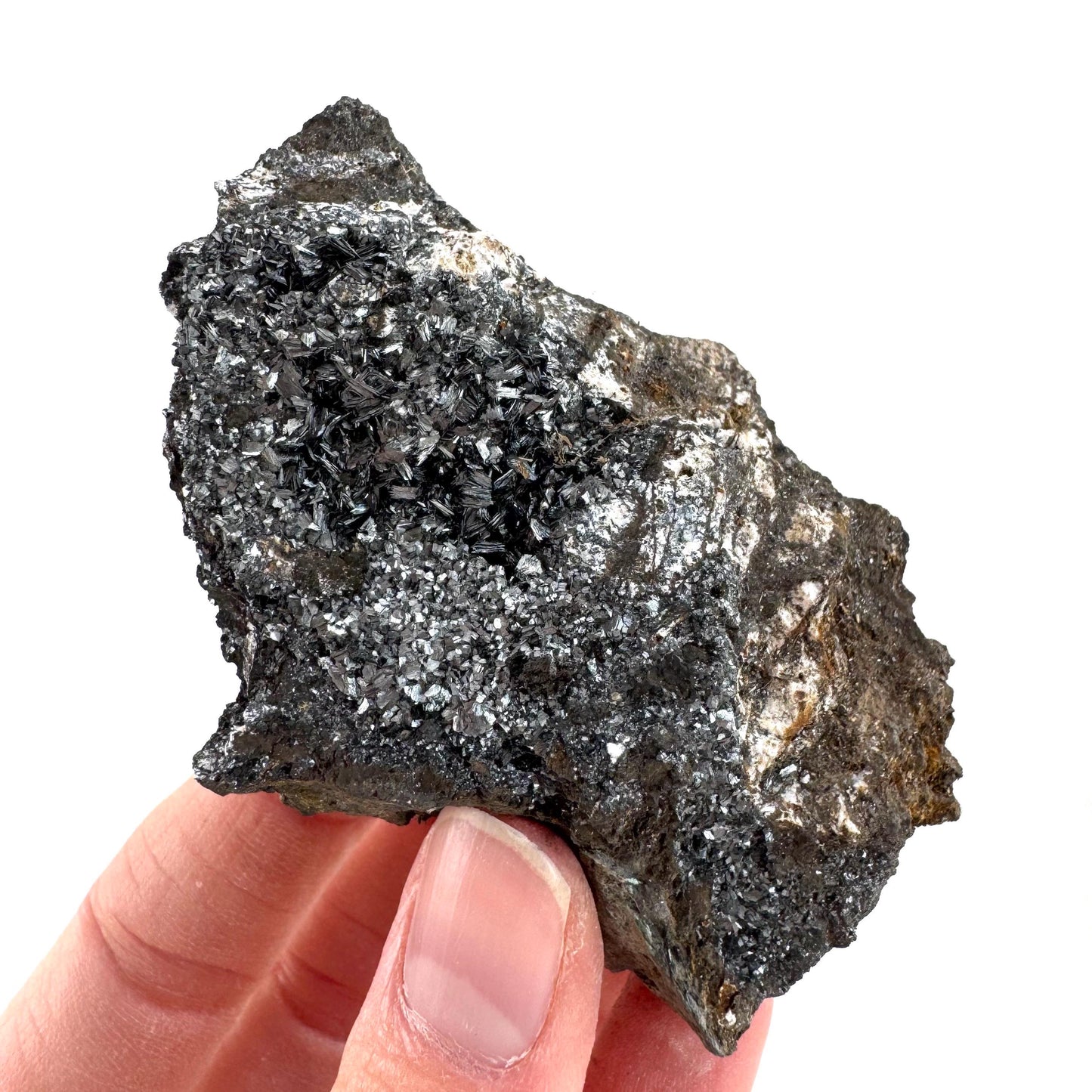 Pyrolusite | Metallic Crystal, Mineral Specimen from Tasmania, Australia