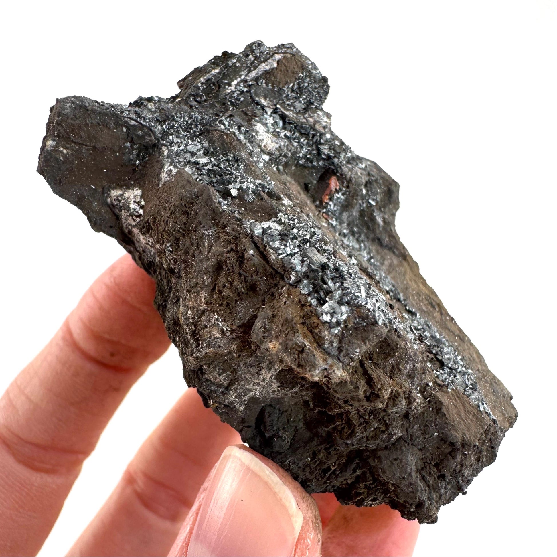 Pyrolusite | Metallic Crystal, Mineral Specimen from Tasmania, Australia