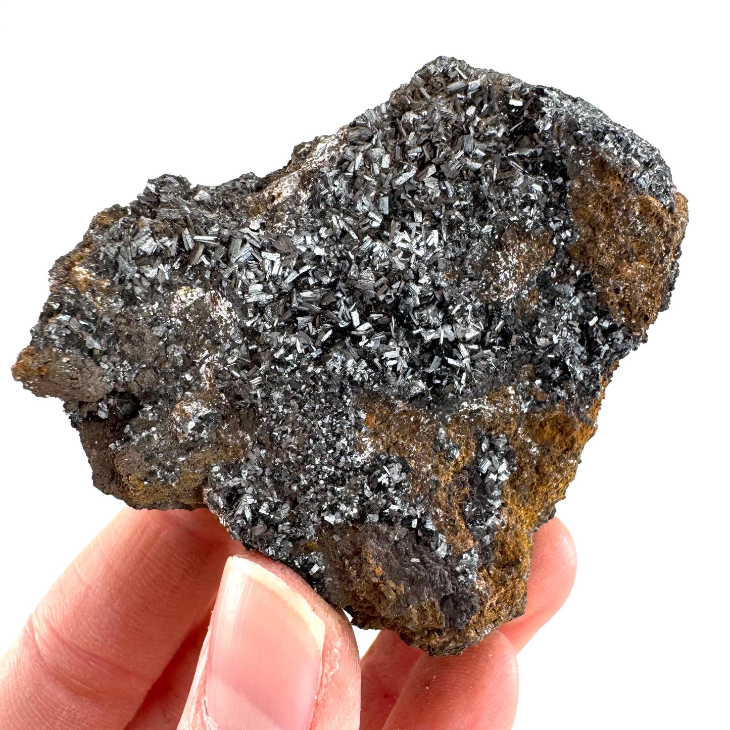 Pyrolusite | Metallic Crystal, Mineral Specimen from Tasmania, Australia