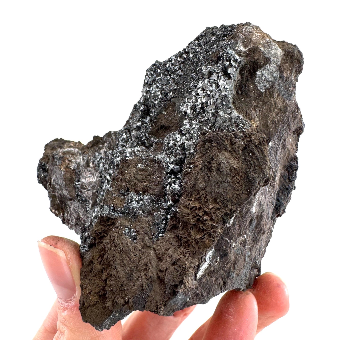 Pyrolusite | Metallic Crystal, Mineral Specimen from Tasmania, Australia