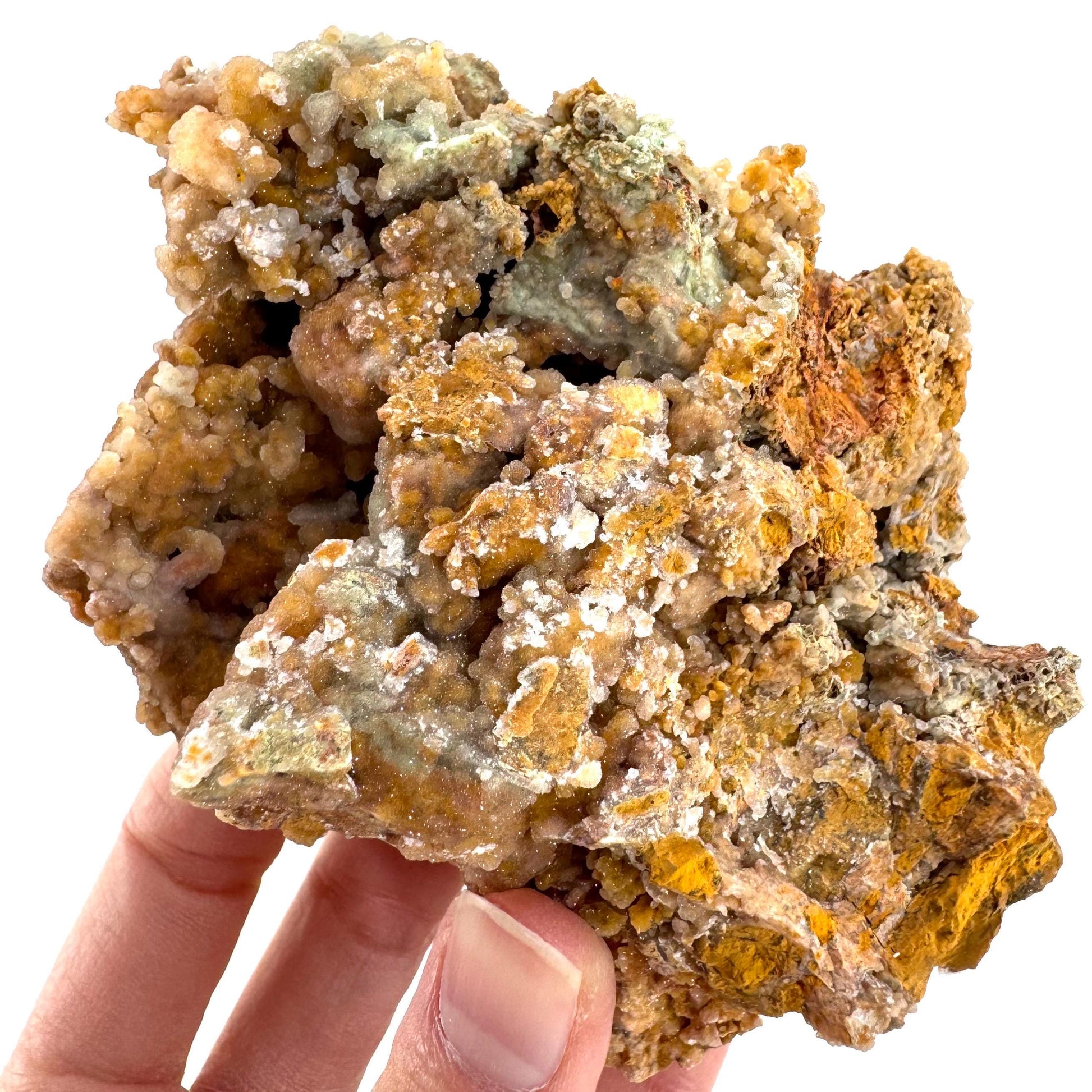 Druzy Chrysoprase | Mint Green Crystal, Mineral Specimen from Indonesia
