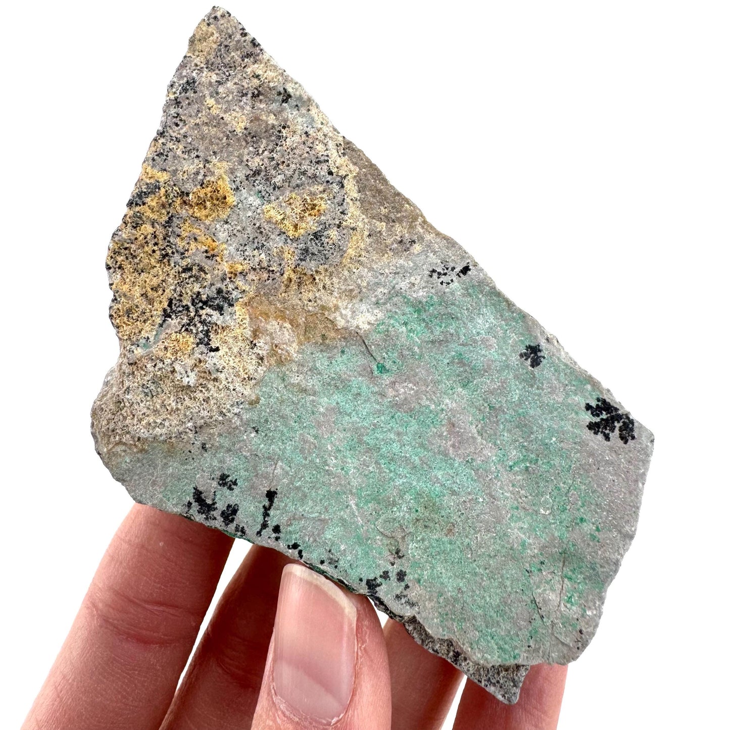 Sparkly Druzy Chrysocolla with Malachite | Raw Blue Crystal, Mineral Specimen from DR Congo