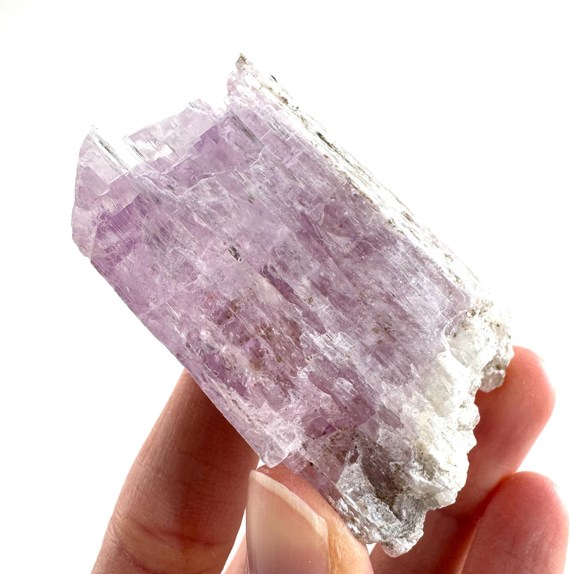 Lavender Kunzite Crystal | Mineral Specimen from Pakistan