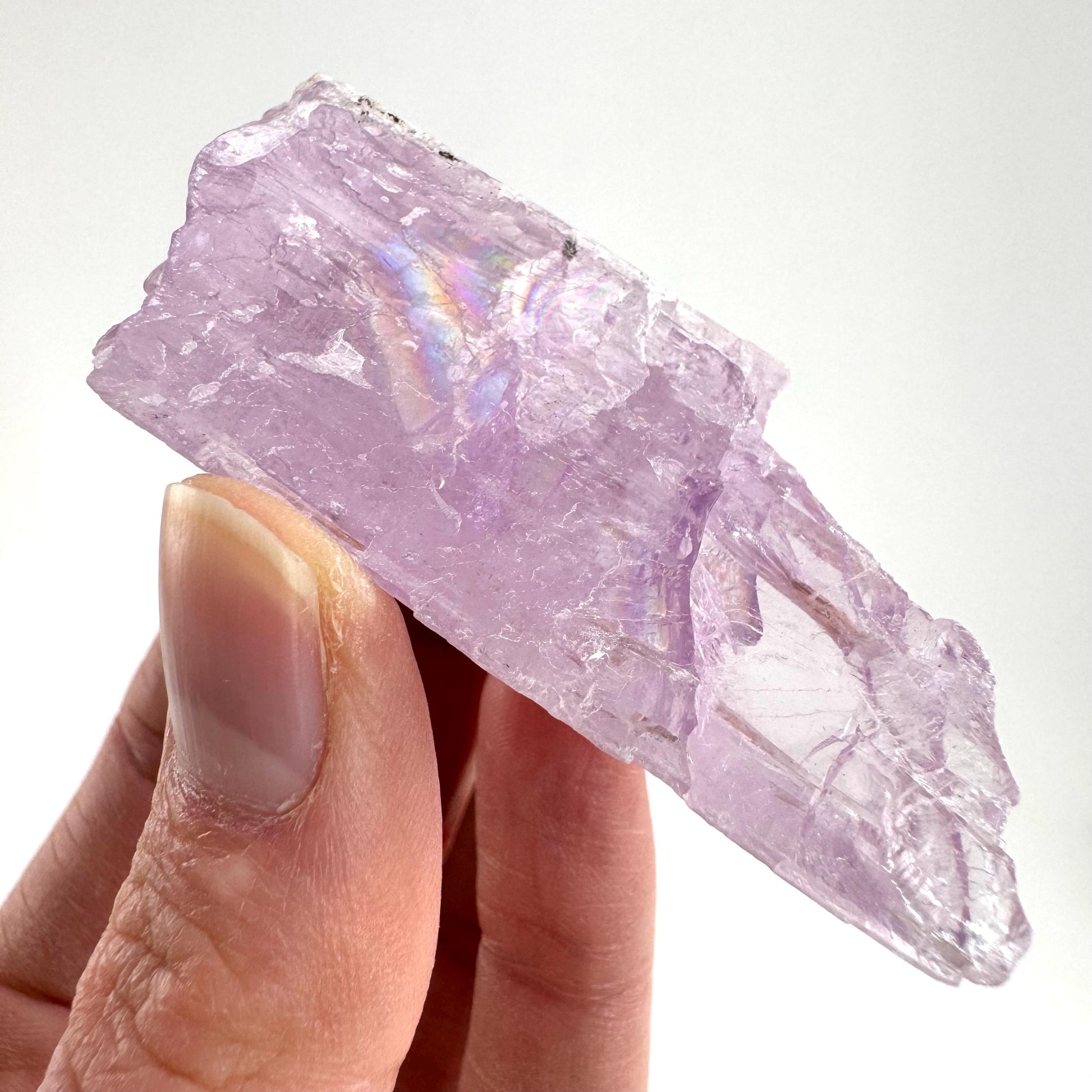 Lavender Kunzite Crystal | Mineral Specimen from Pakistan