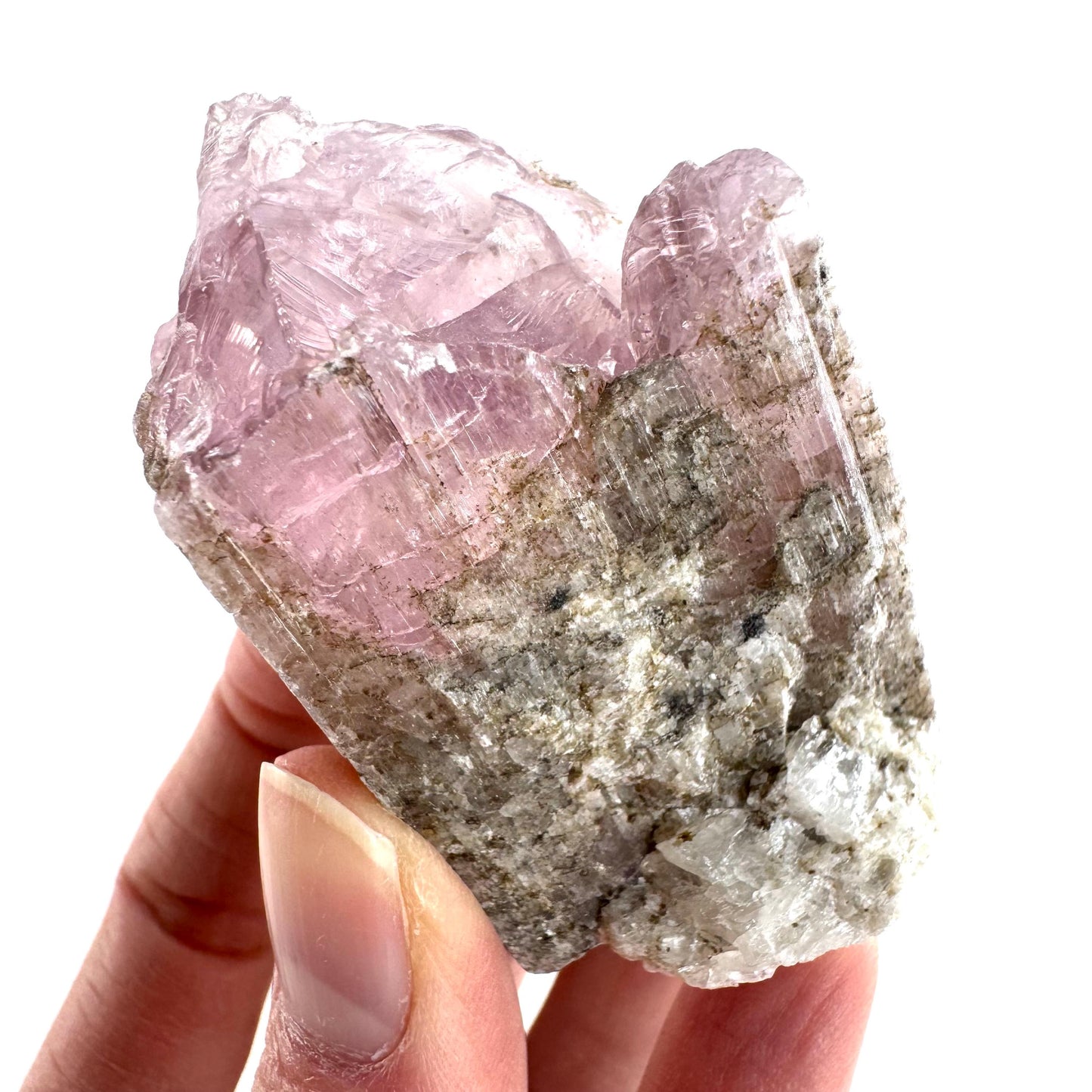 Lavender Kunzite Crystal | Mineral Specimen from Pakistan