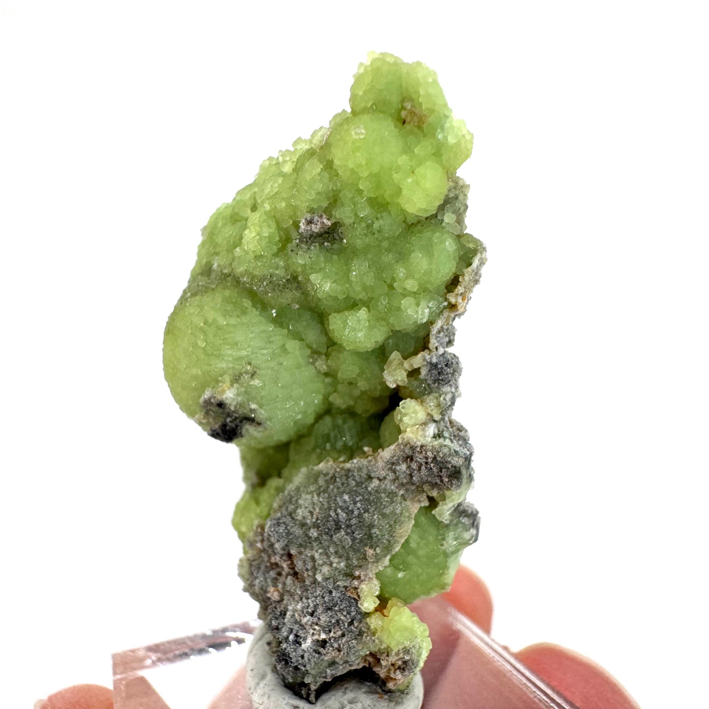 Wavellite (Arkansas, USA) | green crystal cluster, mineral specimen
