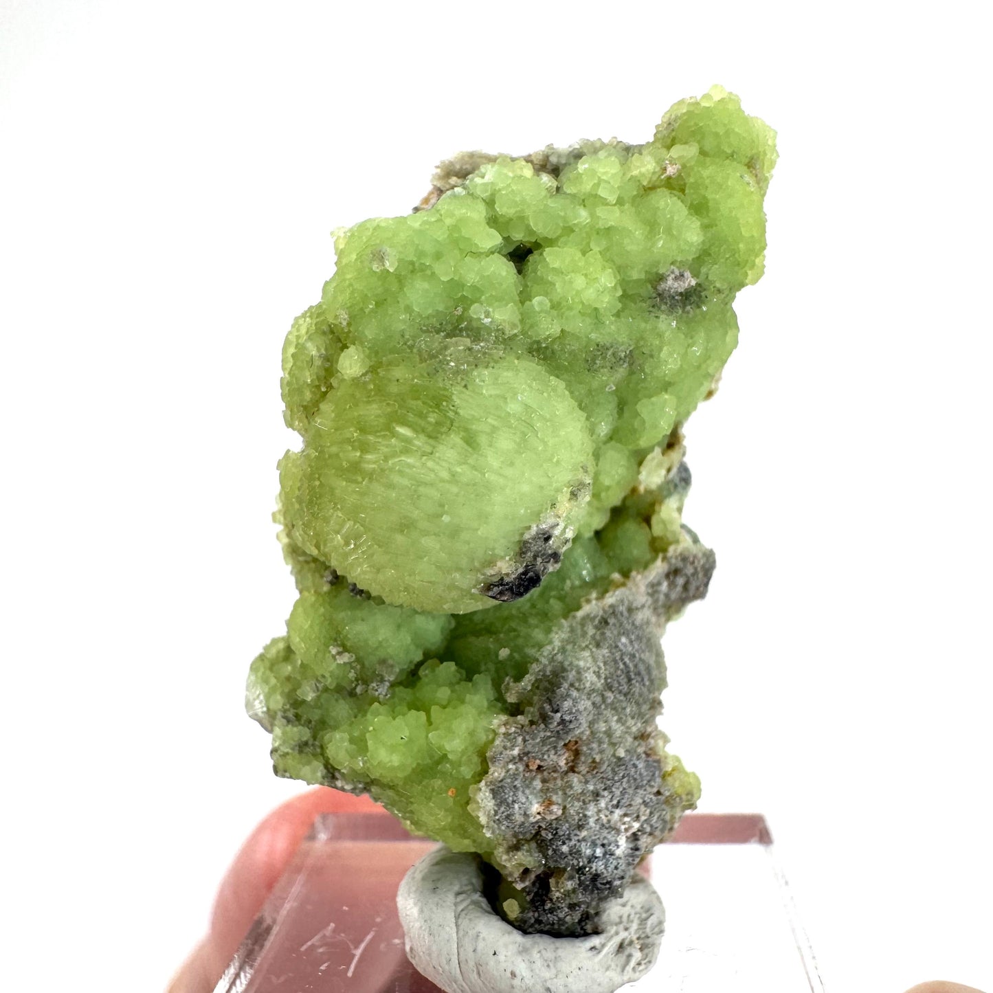 Wavellite (Arkansas, USA) | green crystal cluster, mineral specimen