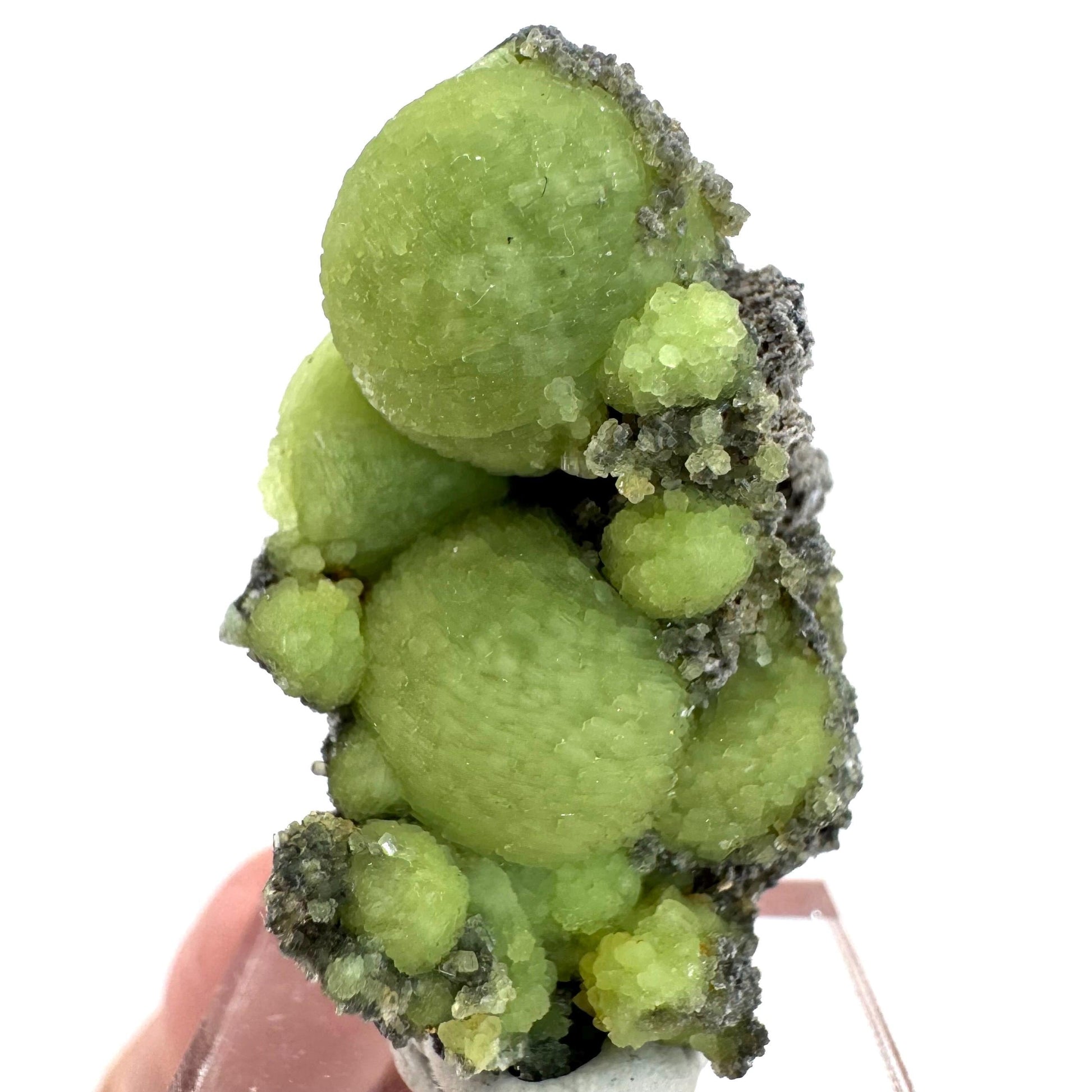 Wavellite (Arkansas, USA) | green crystal cluster, mineral specimen