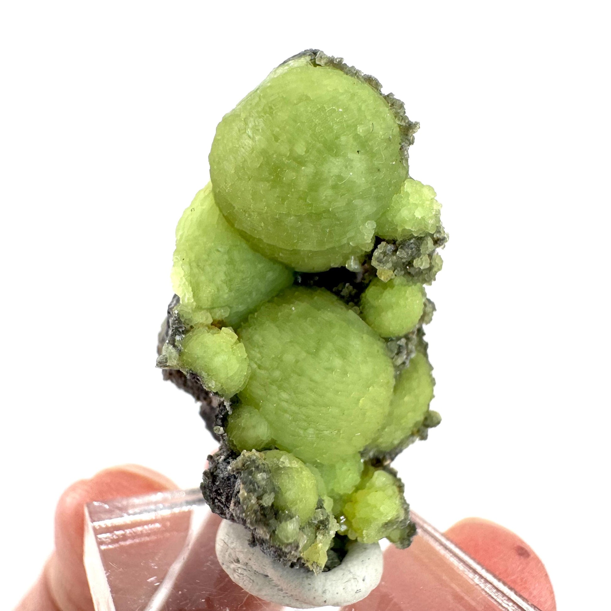 Wavellite (Arkansas, USA) | green crystal cluster, mineral specimen