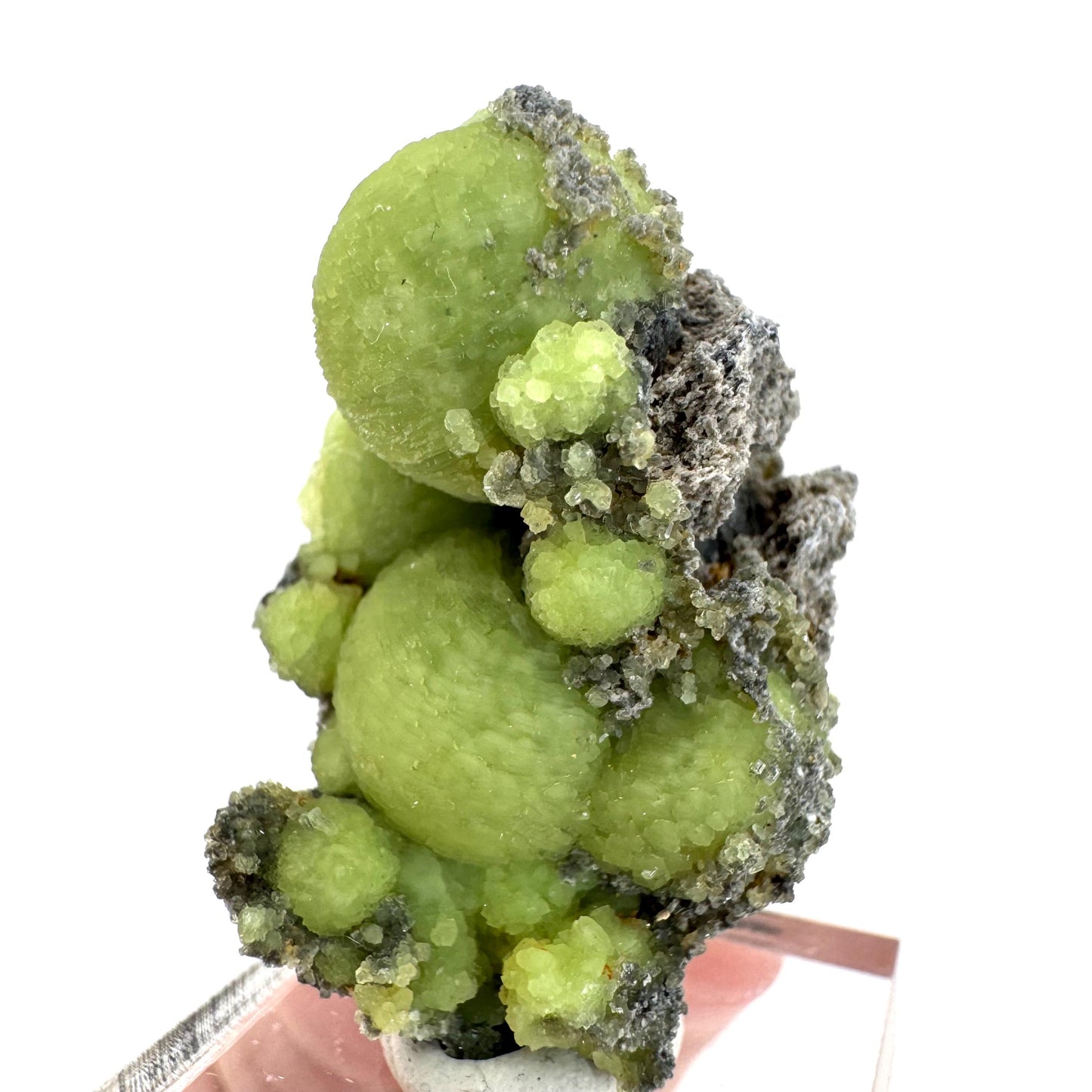 Wavellite (Arkansas, USA) | green crystal cluster, mineral specimen