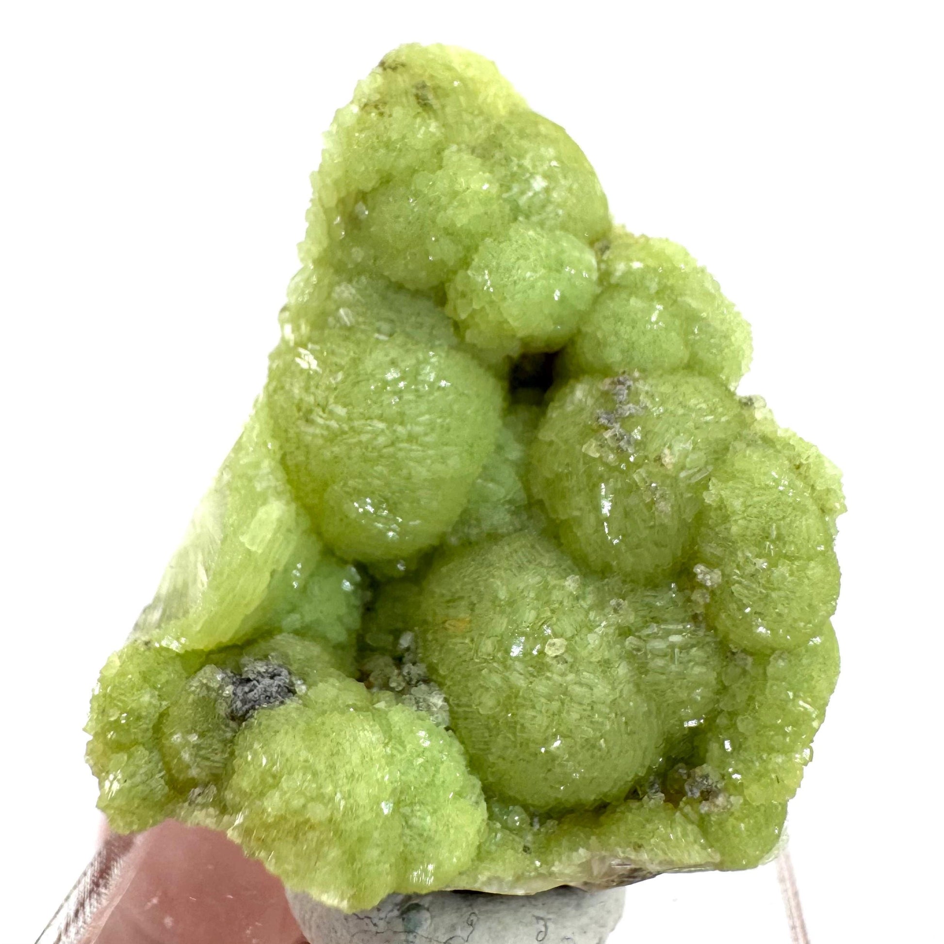 Wavellite (Arkansas, USA) | green crystal cluster, mineral specimen