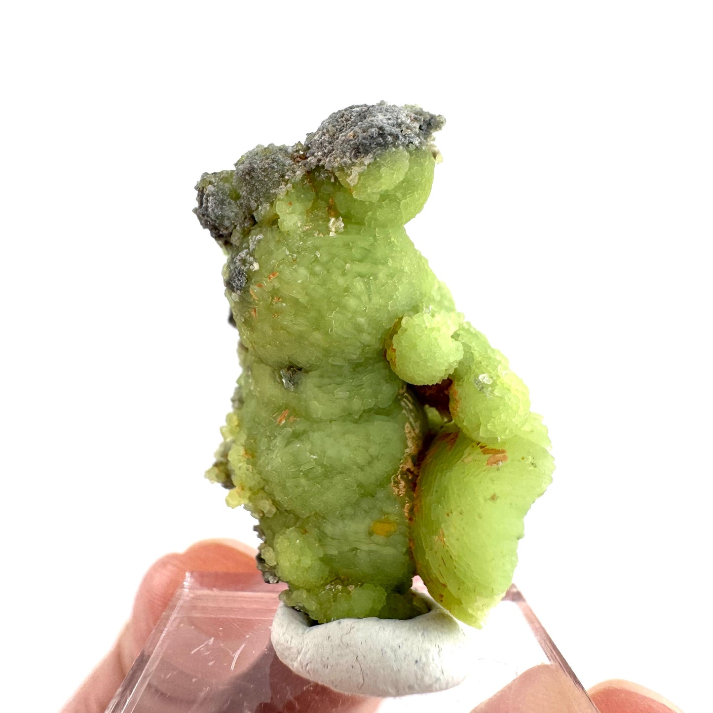 Wavellite (Arkansas, USA) | green crystal cluster, mineral specimen