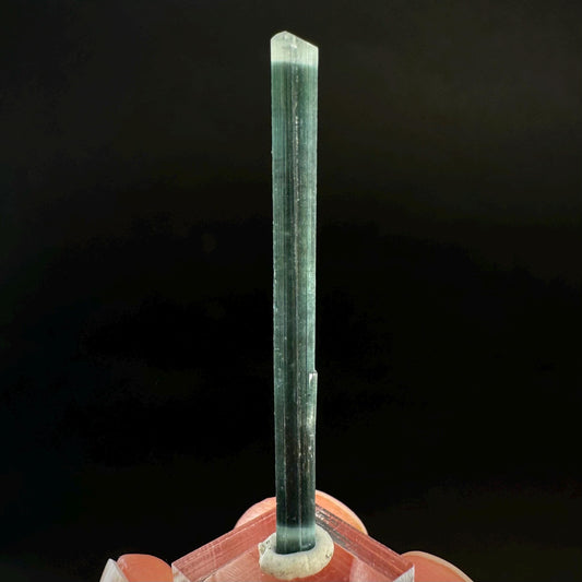 Indicolite Tourmaline Crystal | Natural Blue-Green Mineral Specimen from Pakistan