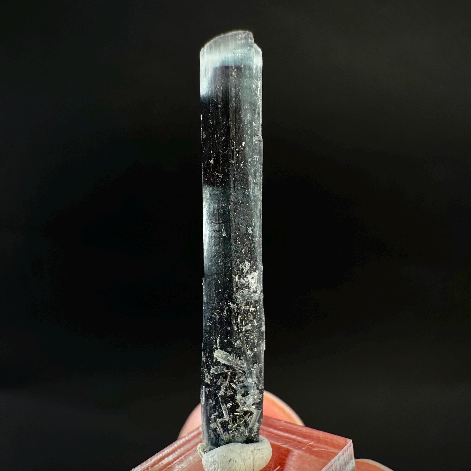 Indicolite Tourmaline Crystal | Natural Blue-Green Mineral Specimen from Pakistan