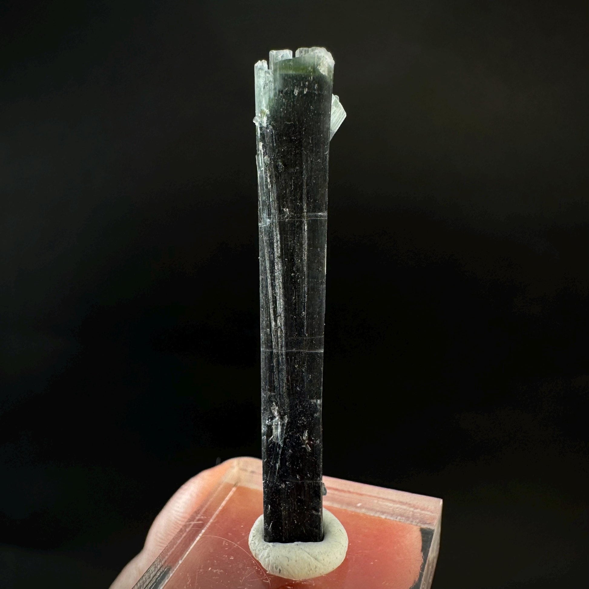 Indicolite Tourmaline Crystal | Natural Blue-Green Mineral Specimen from Pakistan