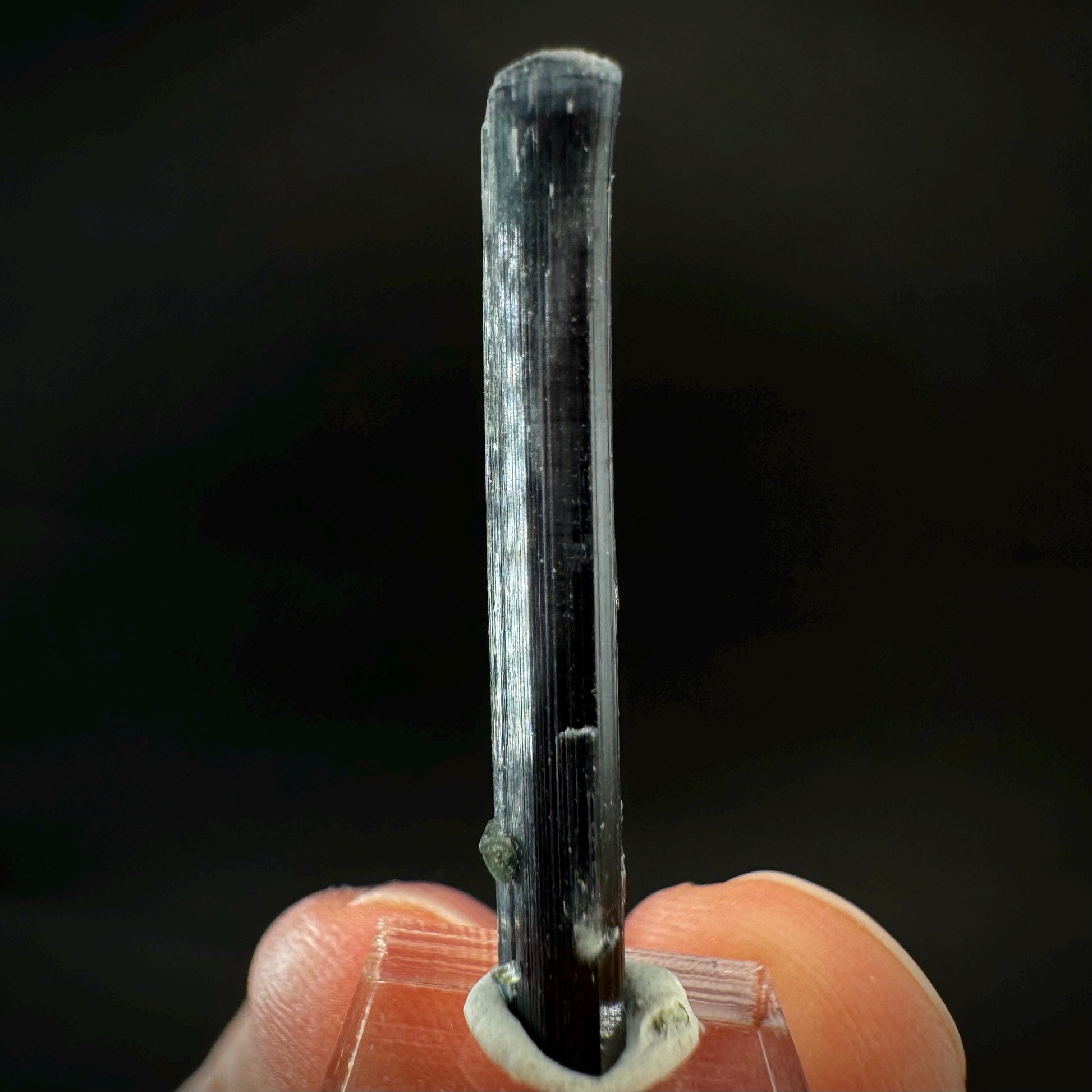 Indicolite Tourmaline Crystal | Natural Blue-Green Mineral Specimen from Pakistan