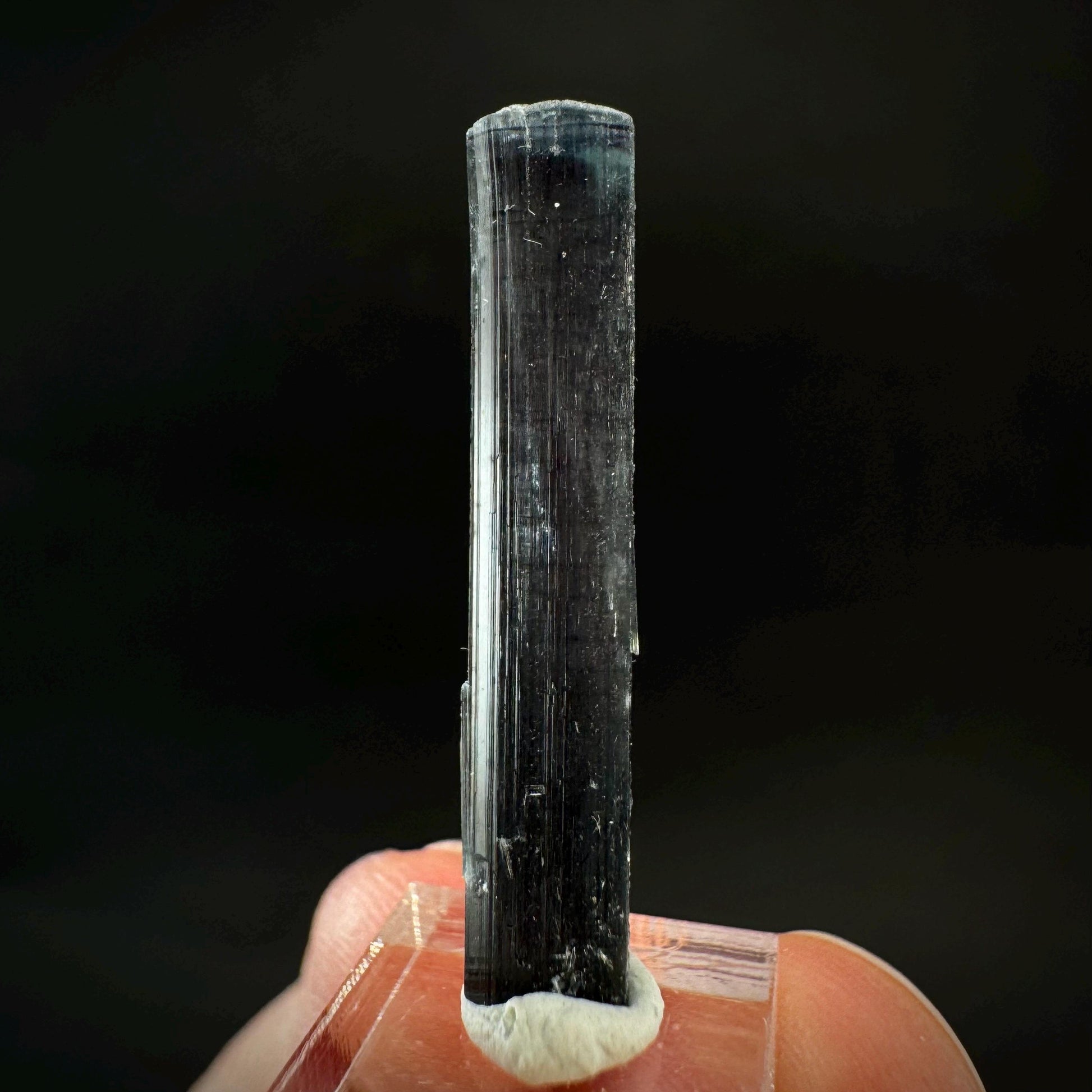 Indicolite Tourmaline Crystal | Natural Blue-Green Mineral Specimen from Pakistan