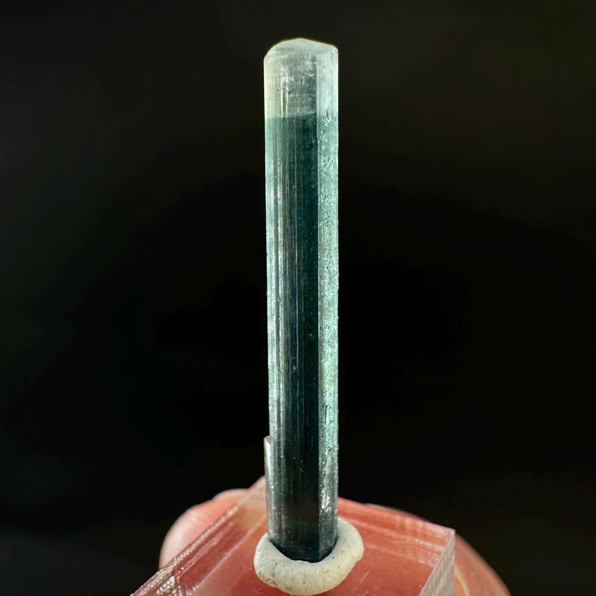 Indicolite Tourmaline Crystal | Natural Blue-Green Mineral Specimen from Pakistan
