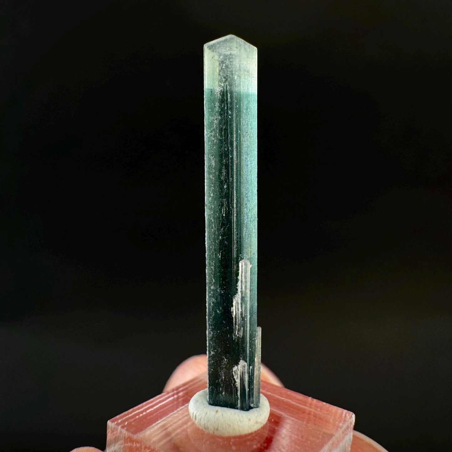 Indicolite Tourmaline Crystal | Natural Blue-Green Mineral Specimen from Pakistan
