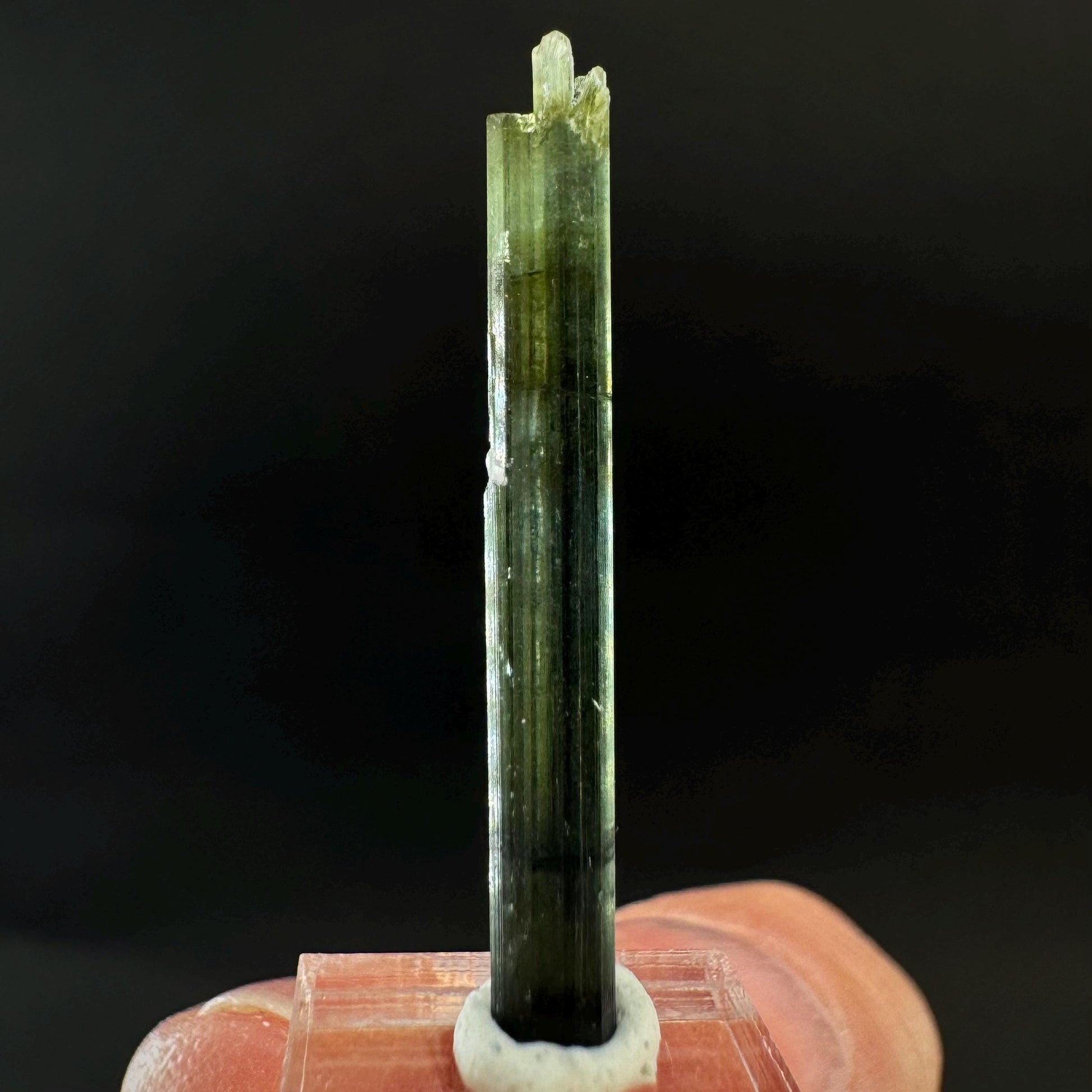 Indicolite Tourmaline Crystal | Natural Blue-Green Mineral Specimen from Pakistan
