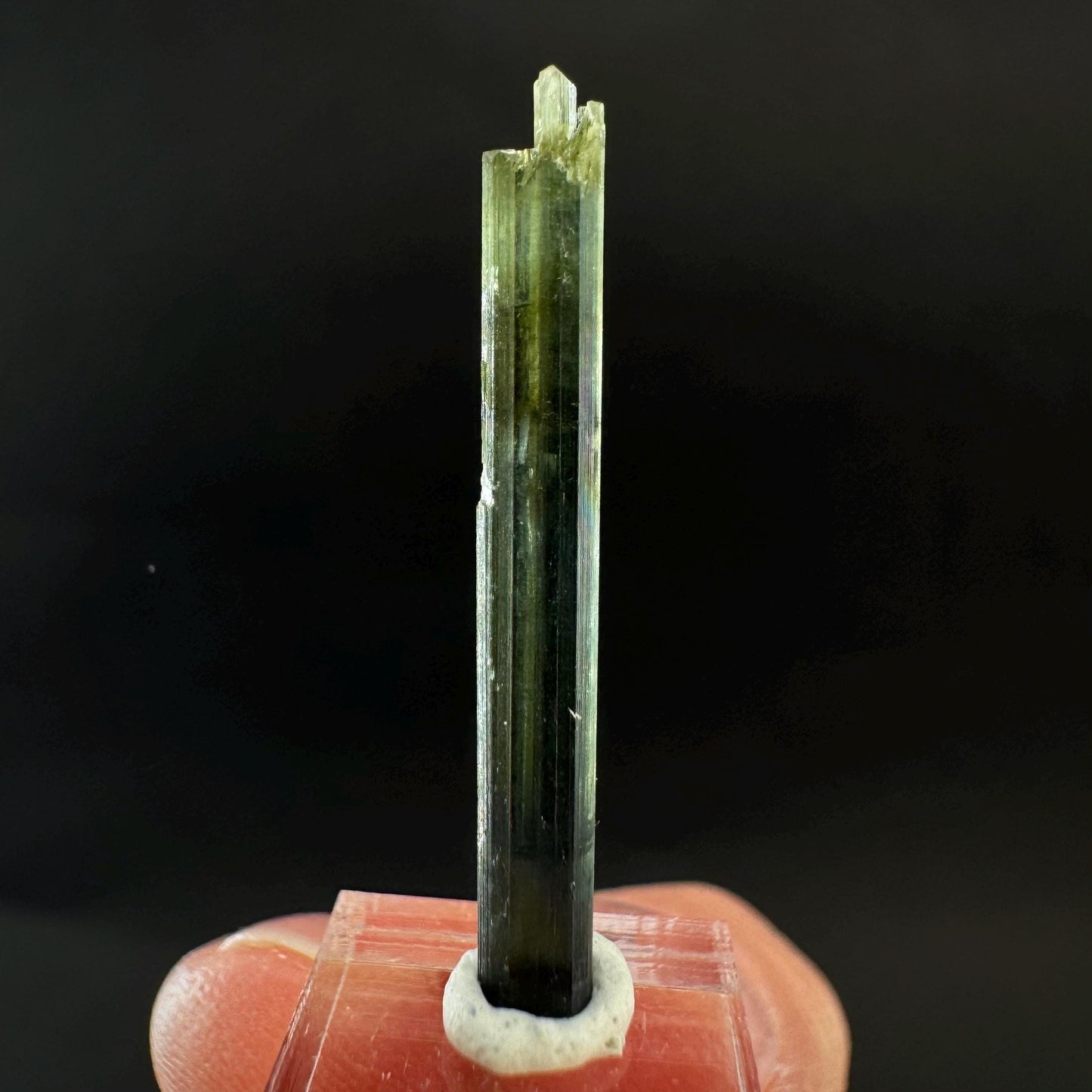 Indicolite Tourmaline Crystal | Natural Blue-Green Mineral Specimen from Pakistan