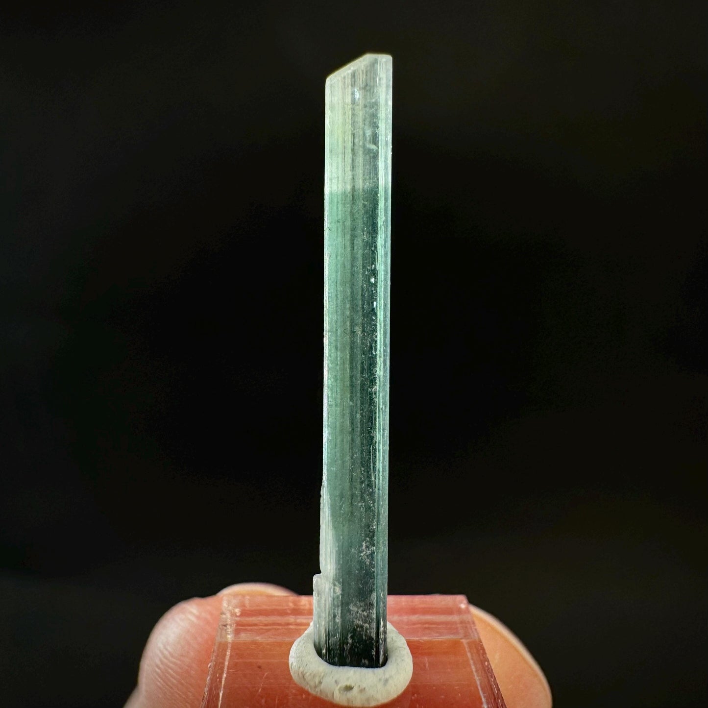 Indicolite Tourmaline Crystal | Natural Blue-Green Mineral Specimen from Pakistan
